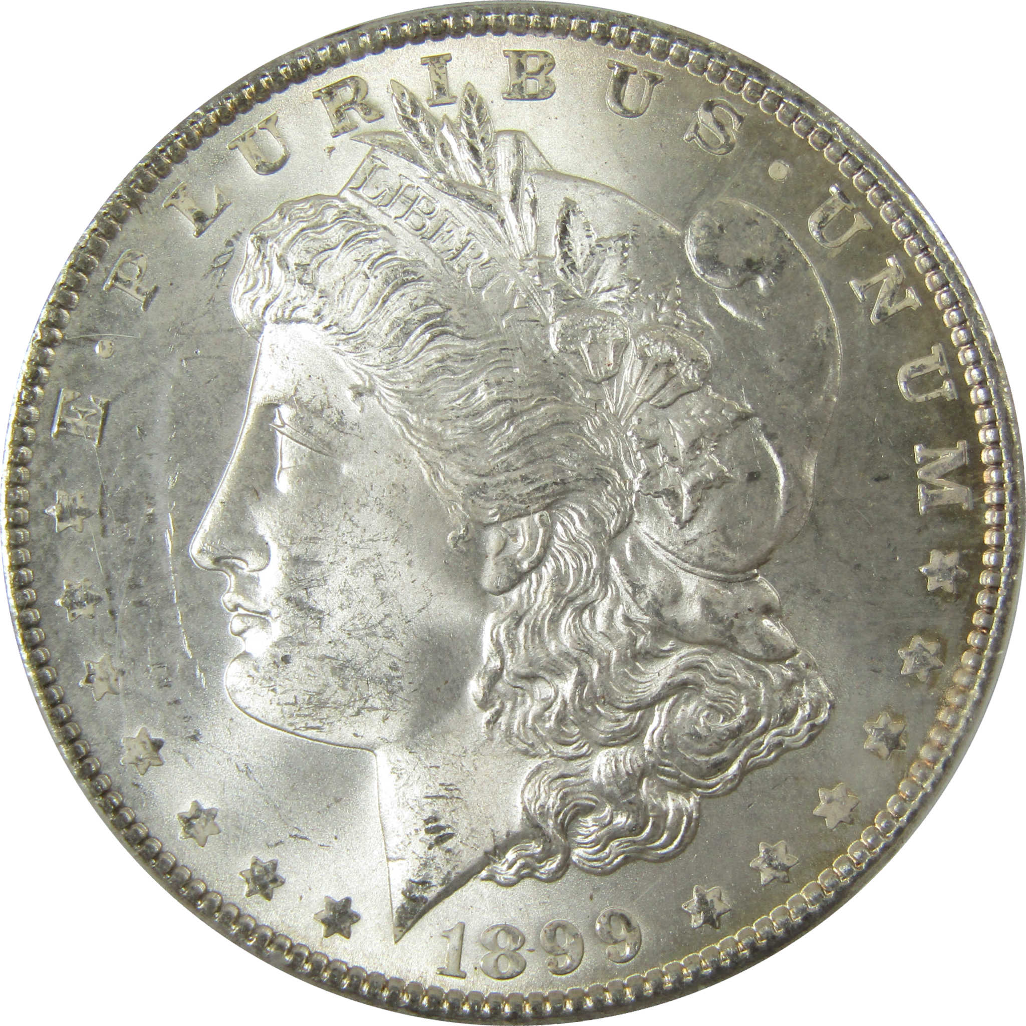 1899 Morgan Silver Dollar MS 63 PCGS Uncirculated $1 Coin SKU:I28362