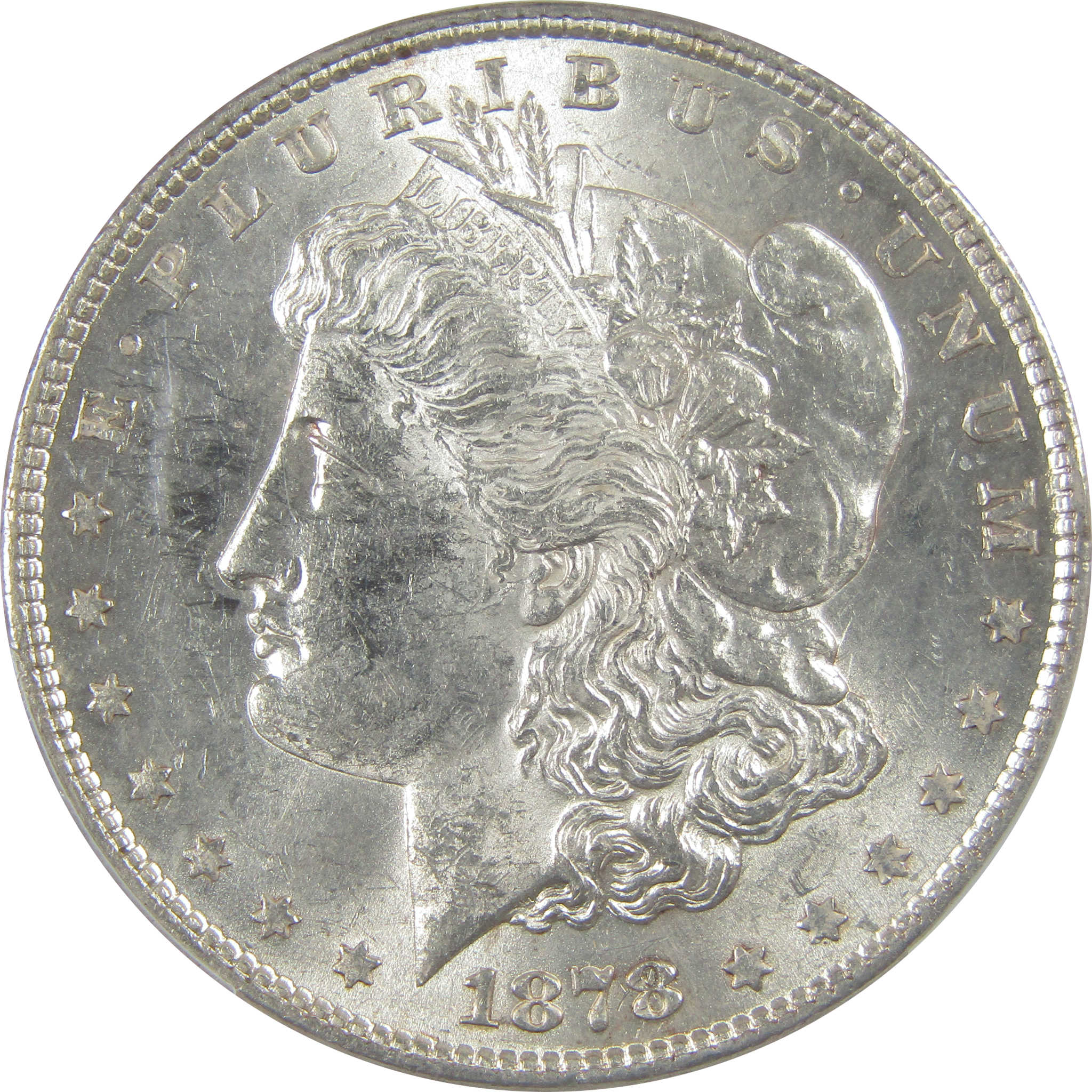 1878 8TF Morgan Dollar AU 58 PCGS Silver $1 Coin SKU:I24645 - Morgan coin - Morgan silver dollar - Morgan silver dollar for sale - Profile Coins & Collectibles