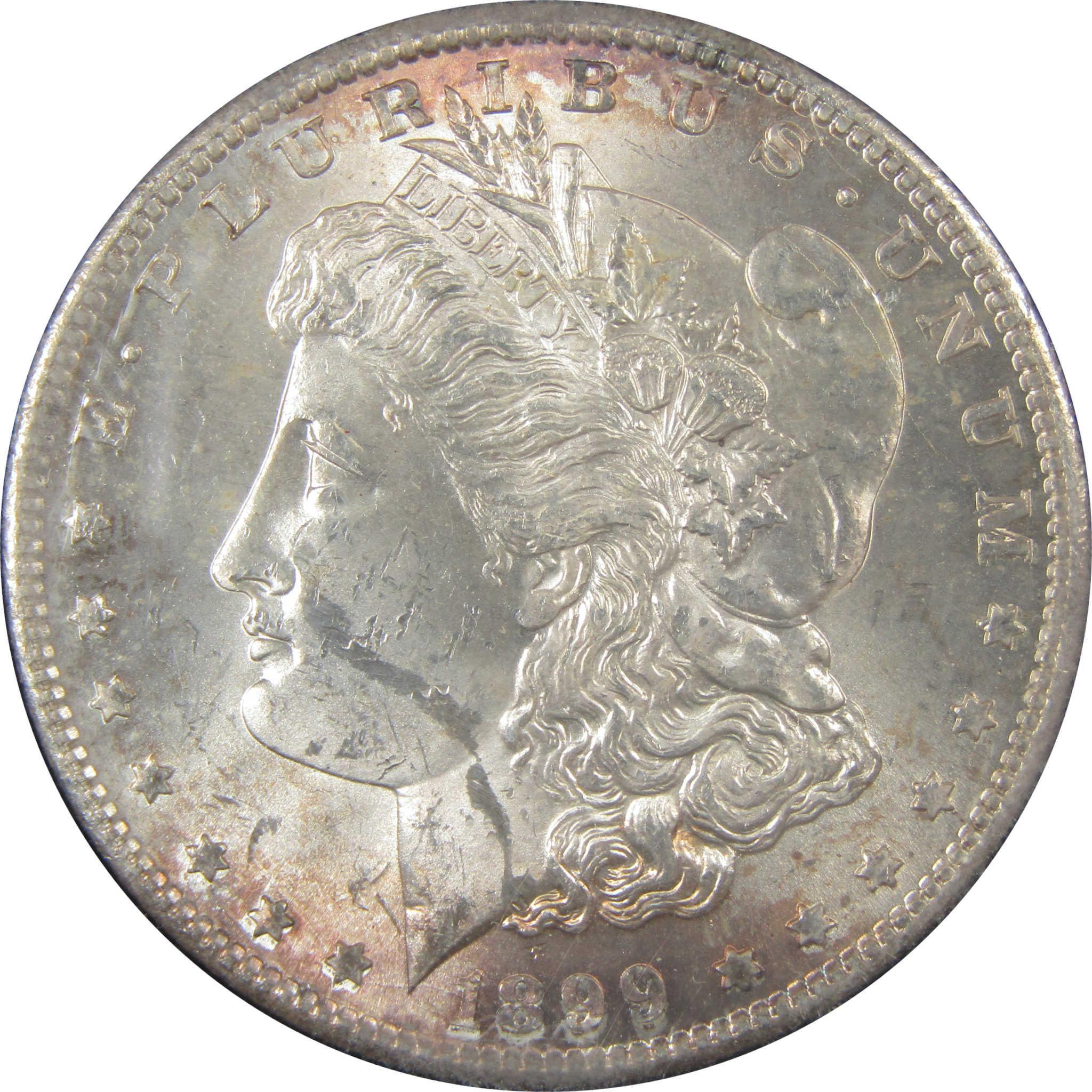 1899 S Morgan Silver Dollar Uncirculated Details $1 Coin SKU:I24800 - Morgan coin - Morgan silver dollar - Morgan silver dollar for sale - Profile Coins & Collectibles