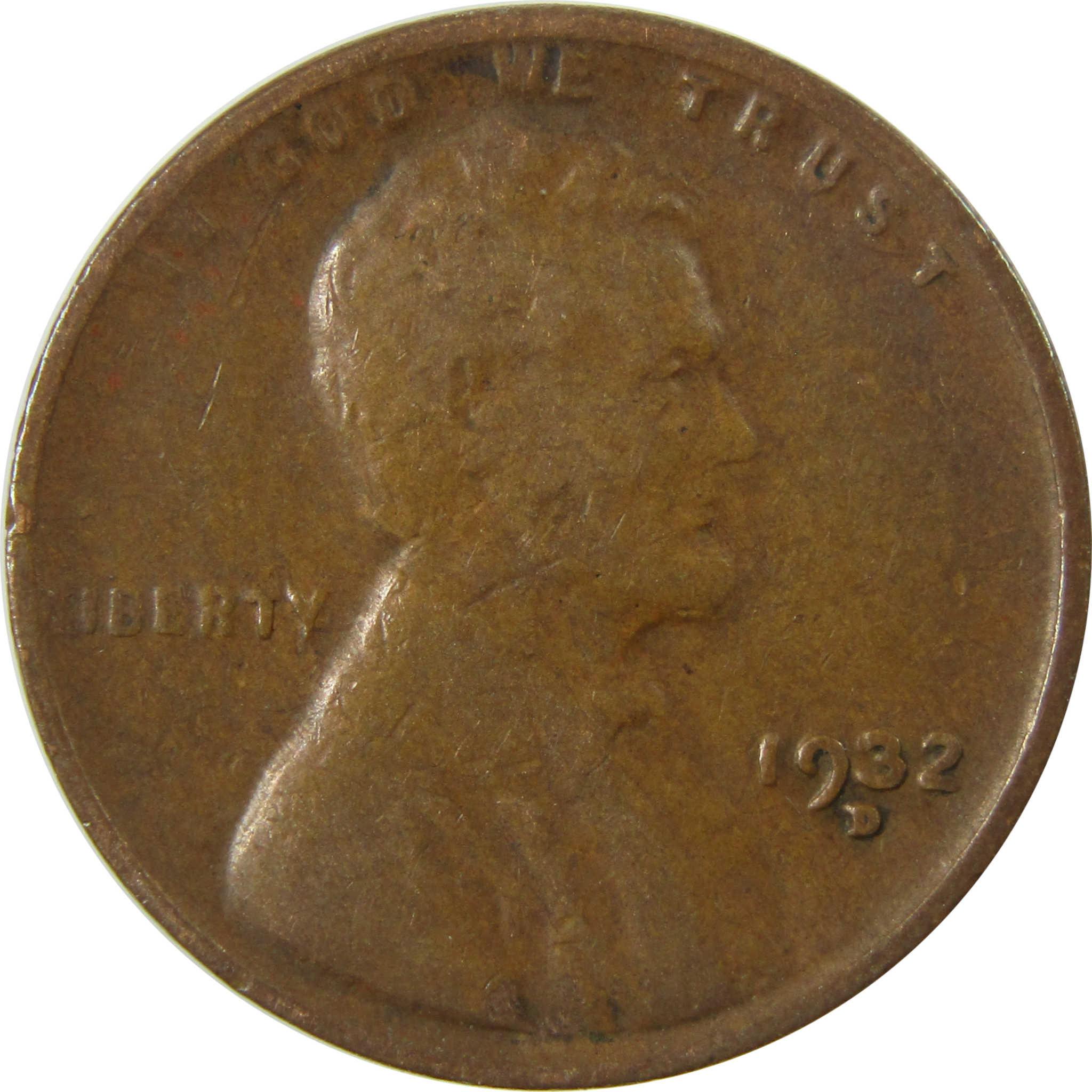 1932 D Lincoln Wheat Cent VG Very Good Penny 1c Coin SKU:I26817