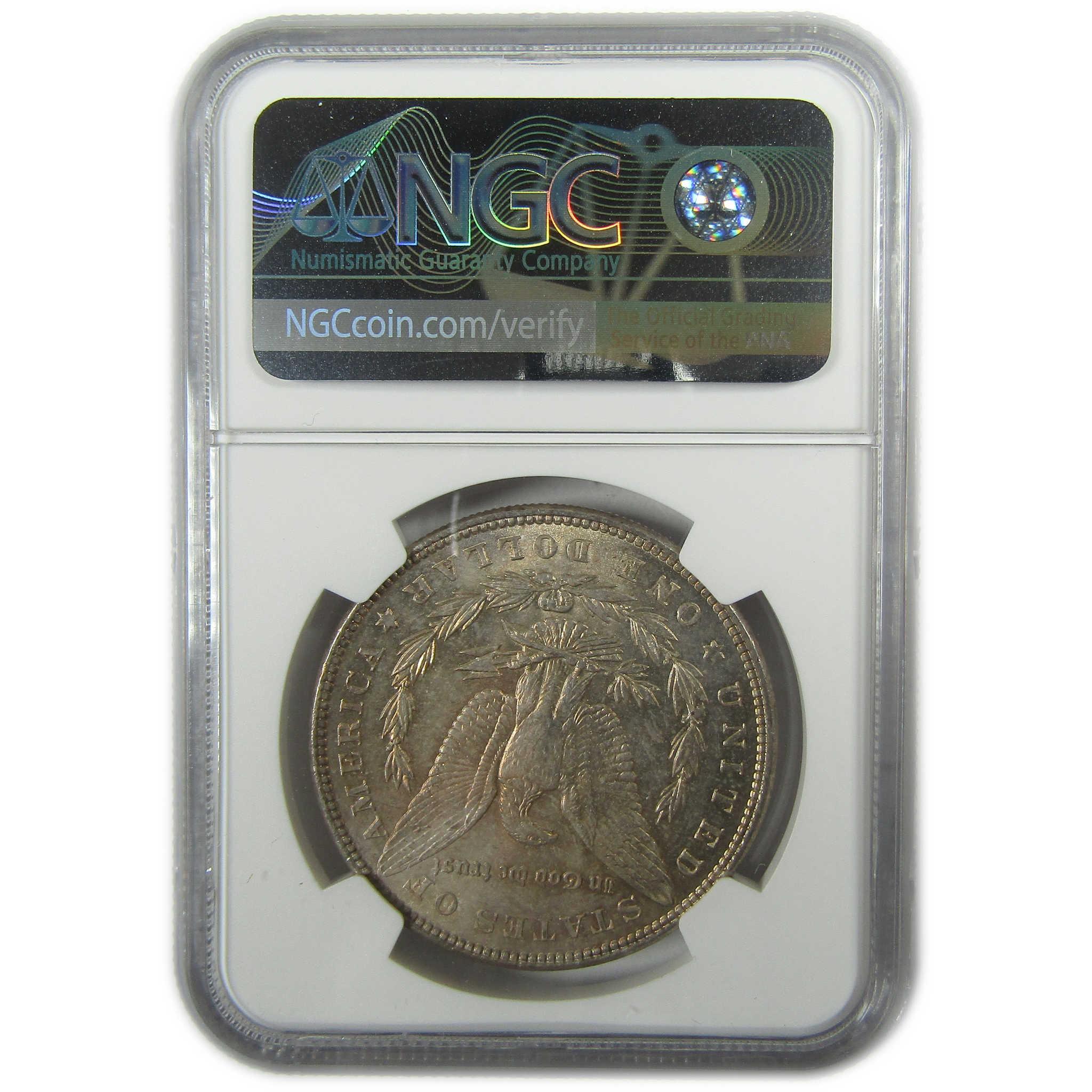 1887 Morgan Silver Dollar MS 63 NGC Toned Reverse SKU:I27881