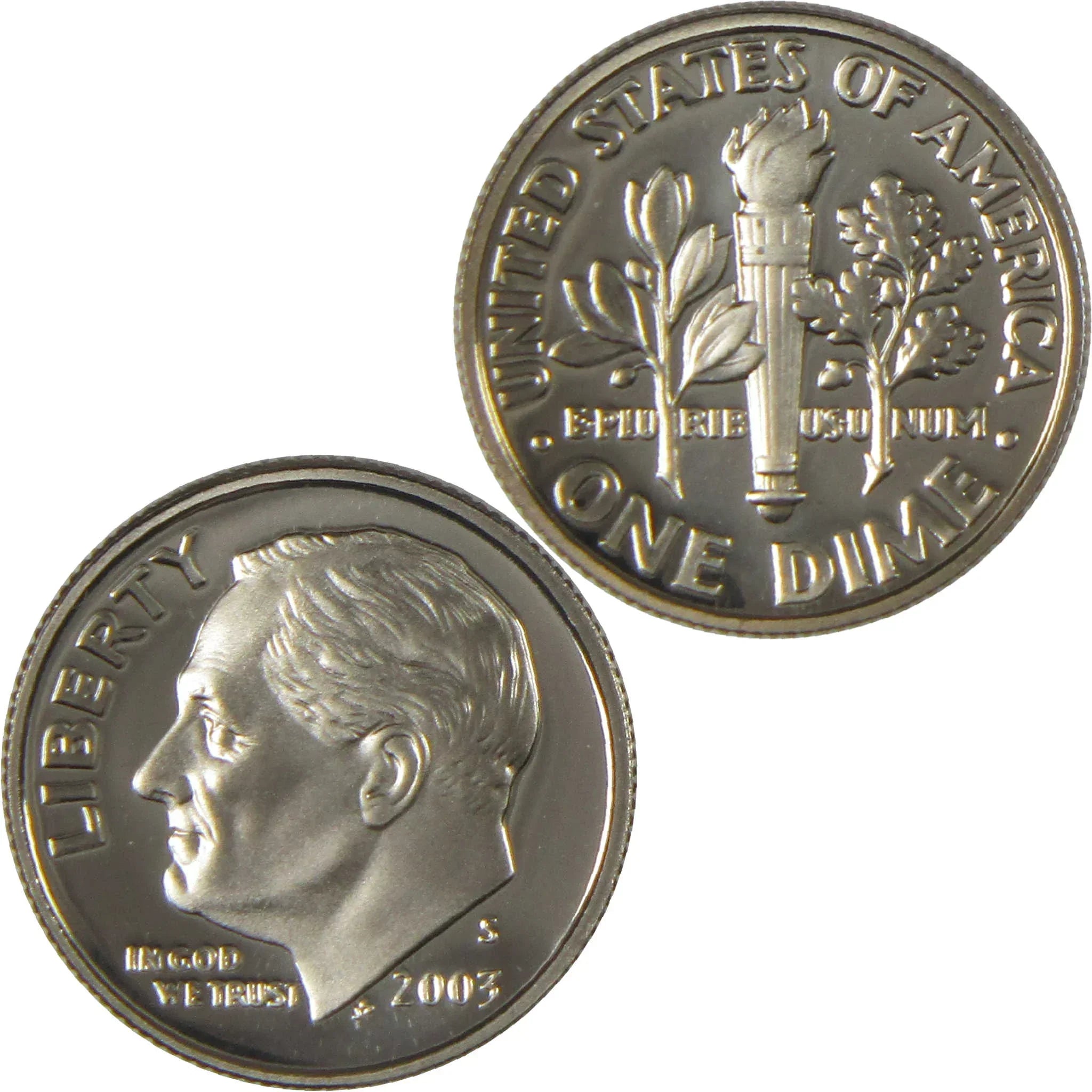 2003 S Roosevelt Dime Choice Proof Clad 10c Coin