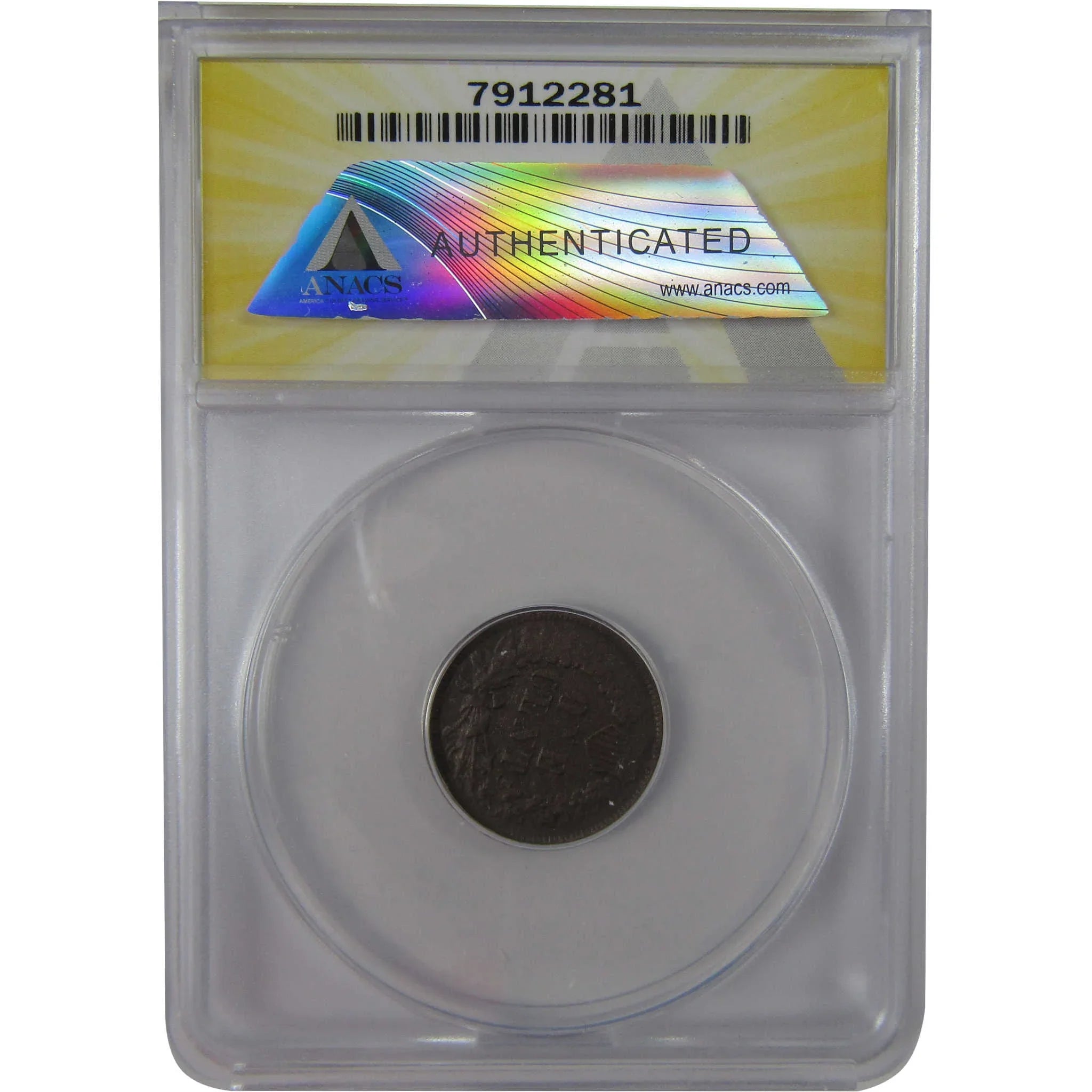 1864 L Indian Head Cent EF 40 Details ANACS Rotated Dies SKU:CPC1178