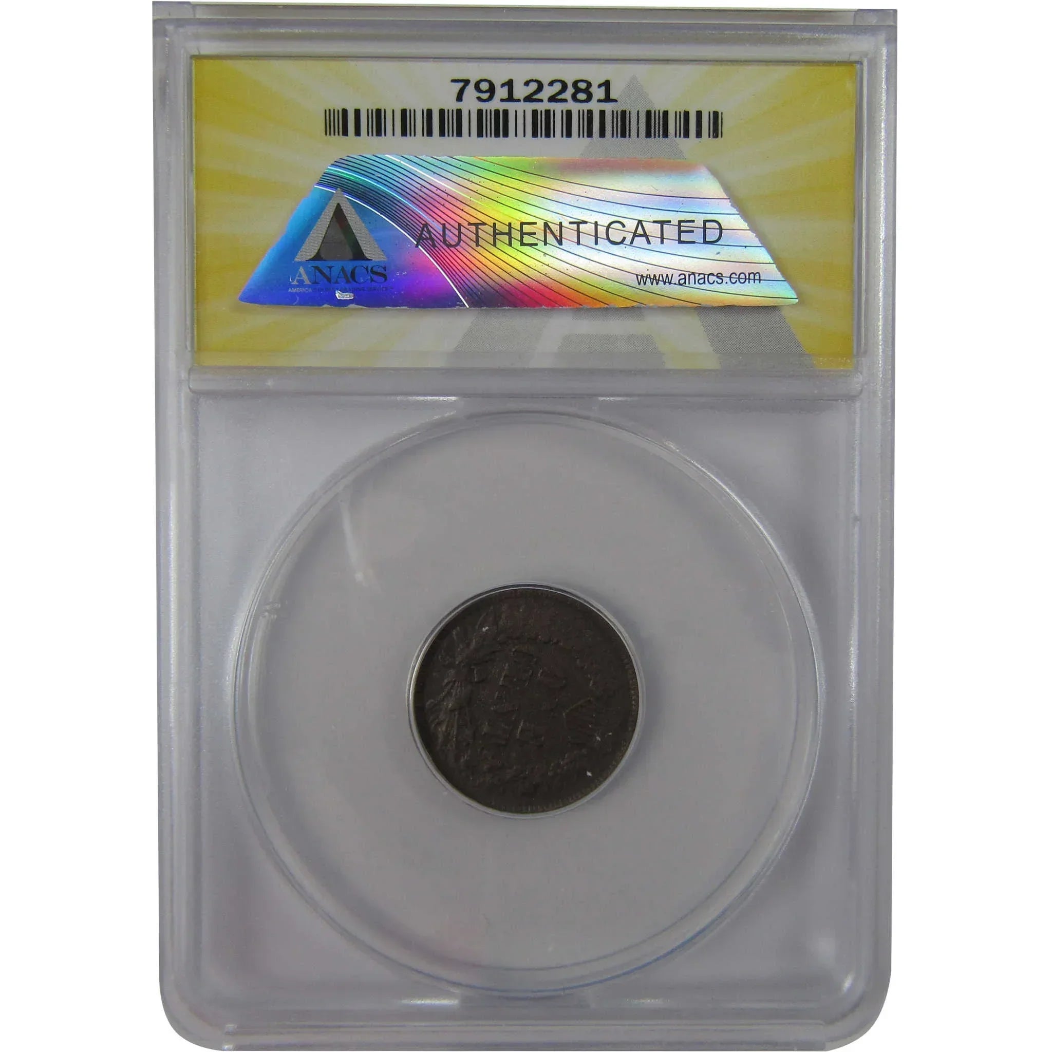 1864 L Indian Head Cent EF 40 Details ANACS Rotated Dies SKU:CPC1178