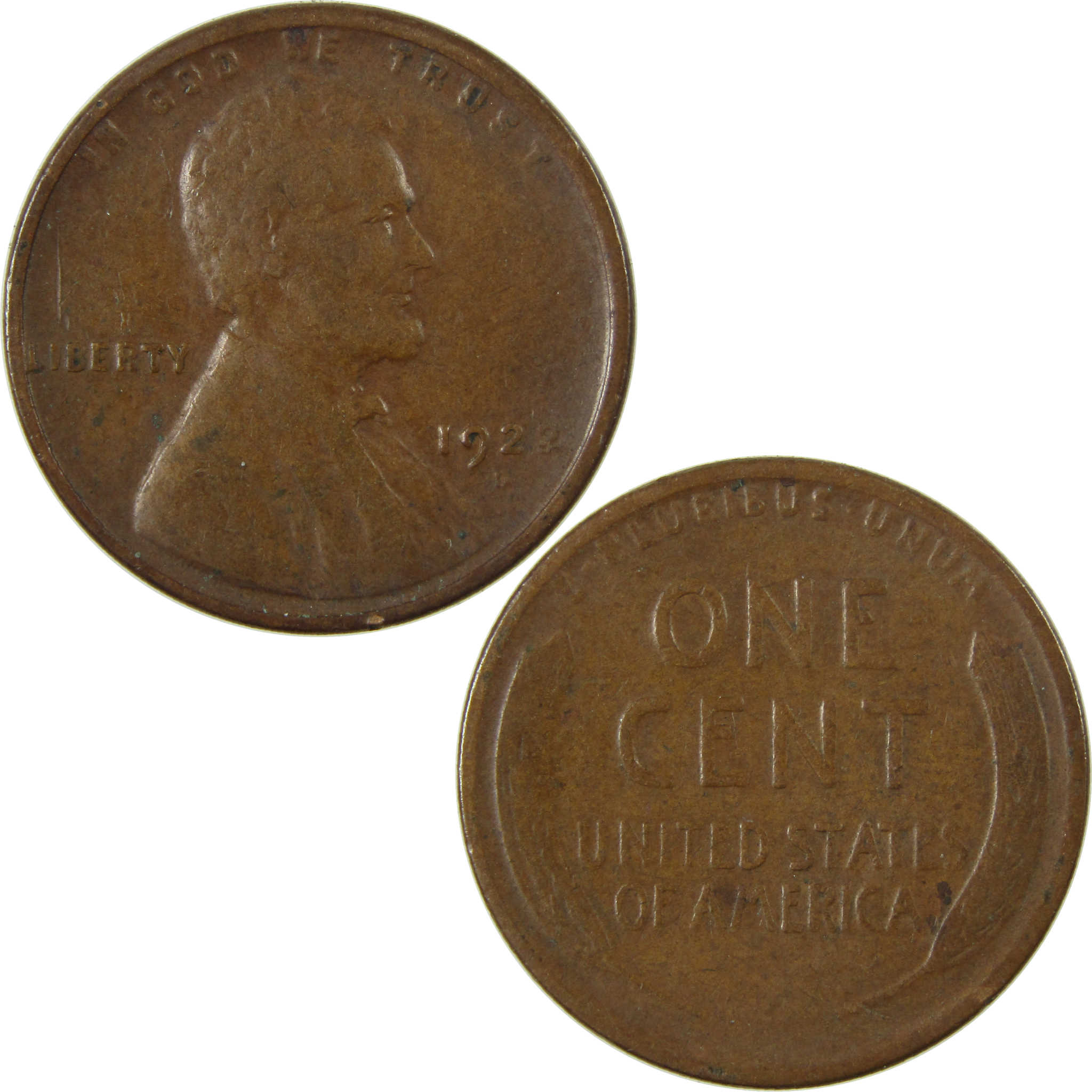 1922 D Lincoln Wheat Cent VG Very Good Penny 1c Coin SKU:I26881