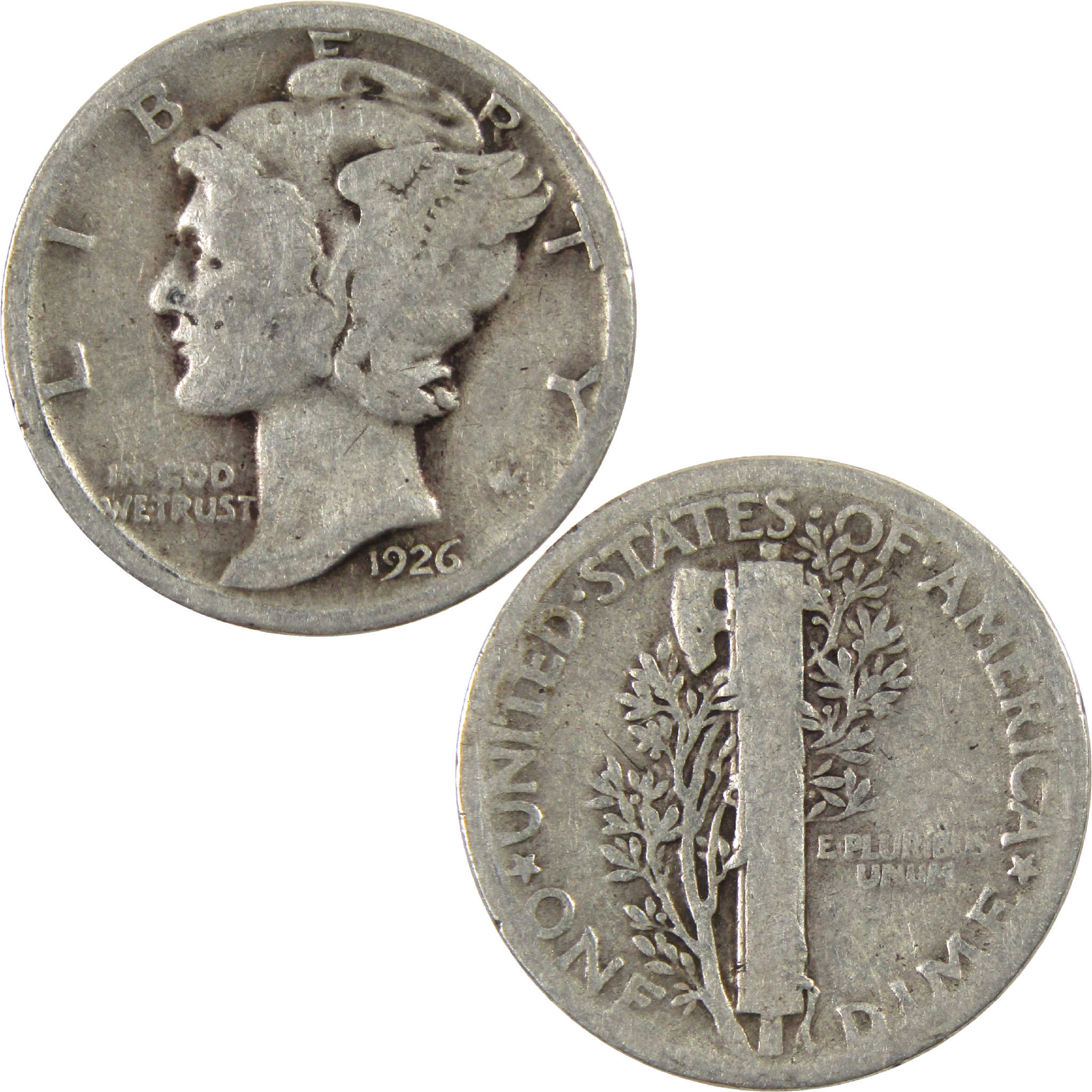 1926 Mercury Dime G Good Silver 10c Coin