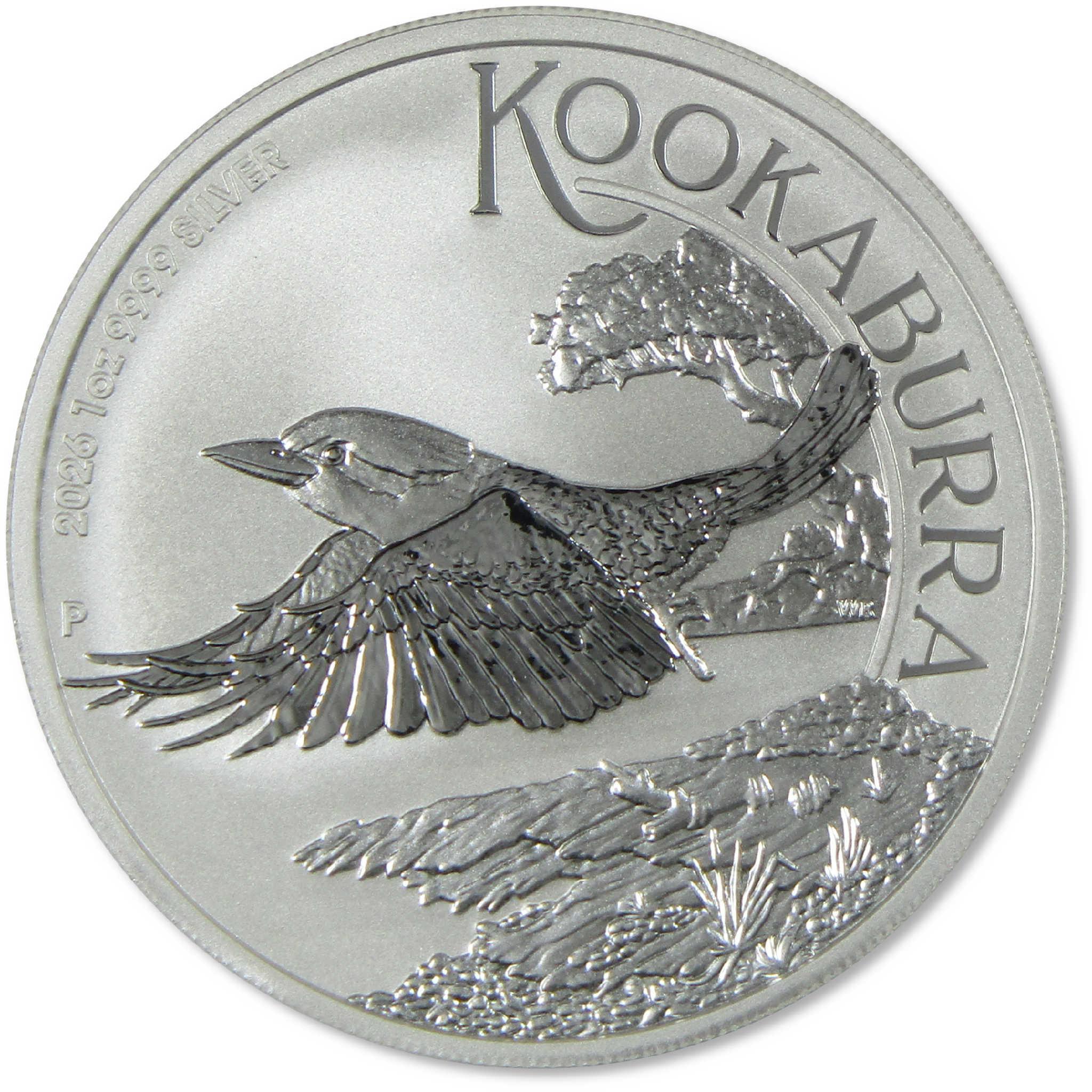 2026 Australian Kookaburra 1 oz .9999 Silver BU Brilliant Uncirculated