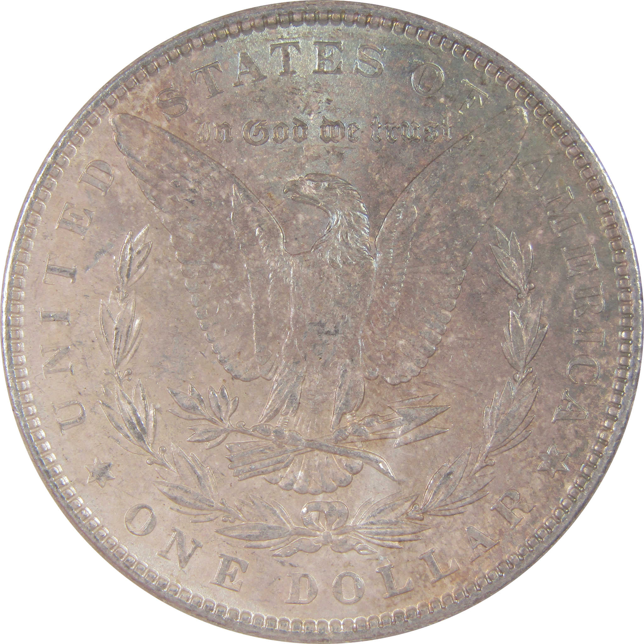 1887 Morgan Dollar Uncirculated Silver Toned Reverse SKU:I18866