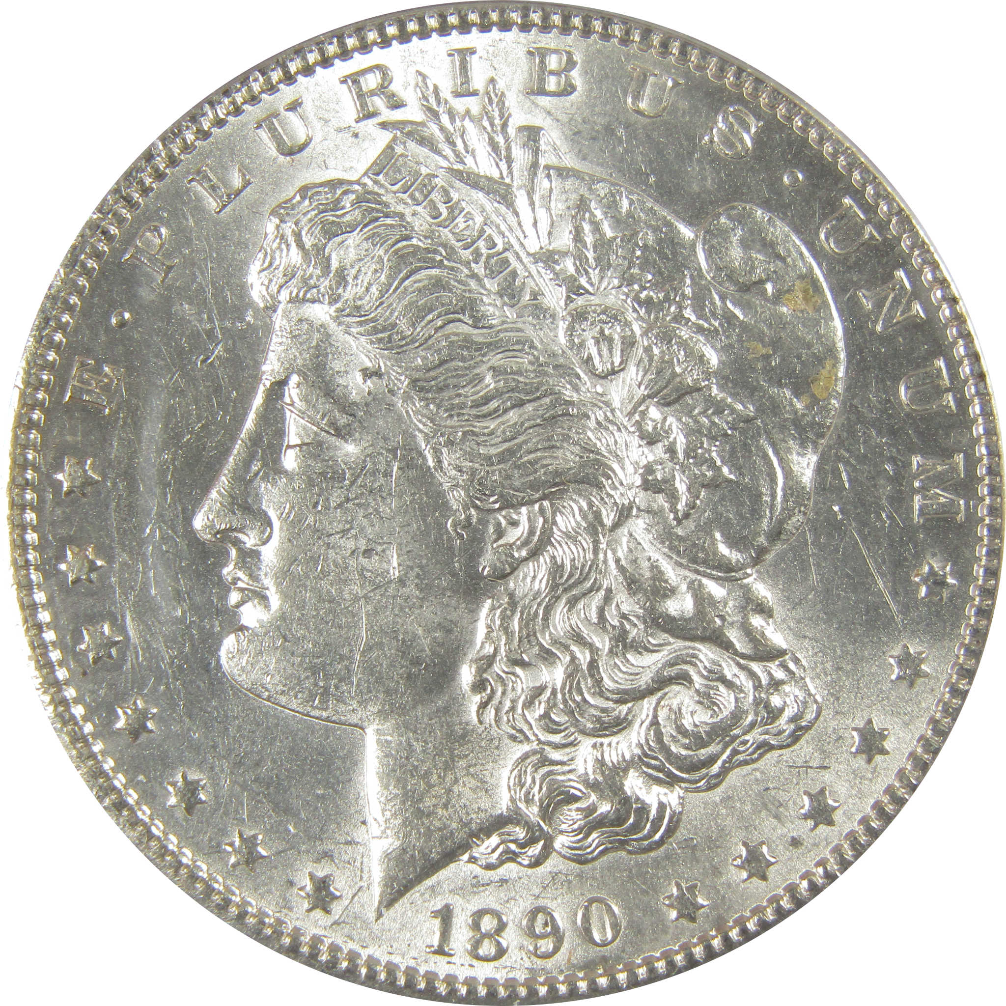 1890 S Morgan Dollar MS 61 ANACS Silver Uncirculated SKU:I20873 - Morgan coin - Morgan silver dollar - Morgan silver dollar for sale - Profile Coins & Collectibles