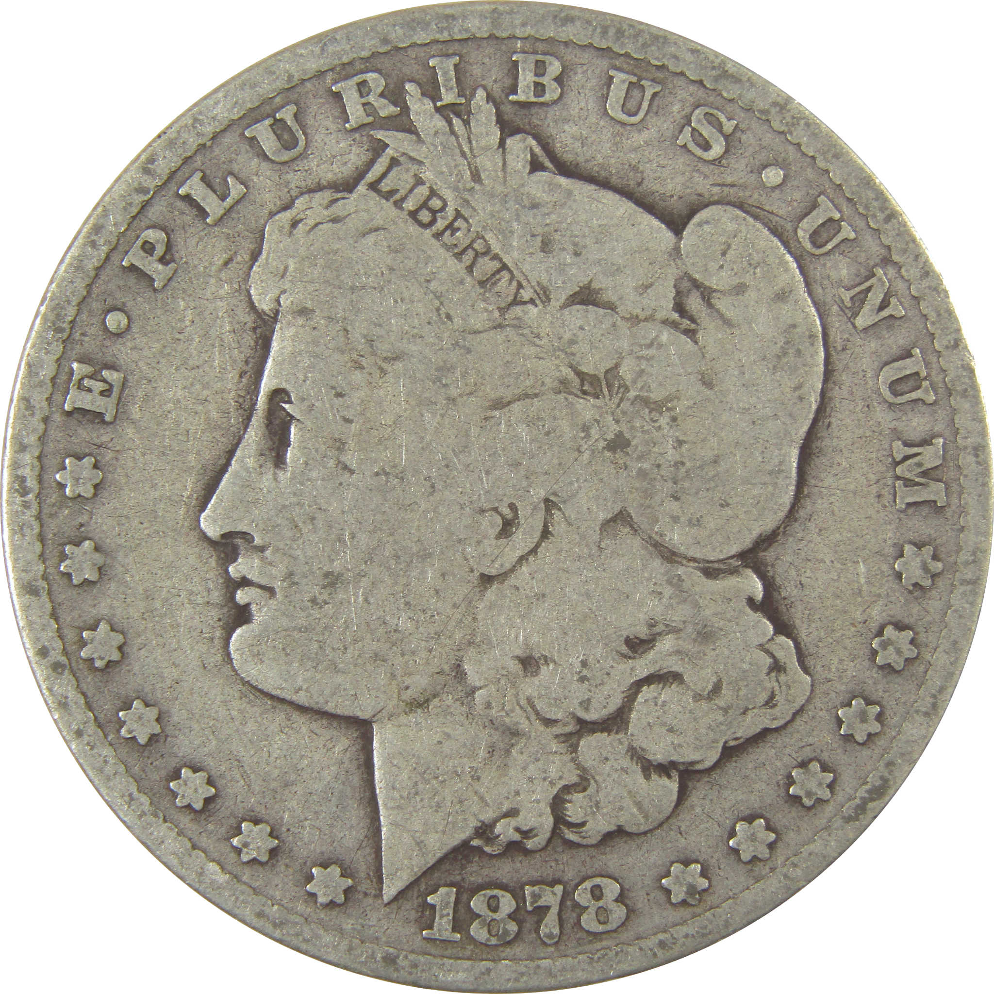 1878 S Morgan Dollar AG About Good Silver $1 Coin SKU:I19761 - Morgan coin - Morgan silver dollar - Morgan silver dollar for sale - Profile Coins & Collectibles