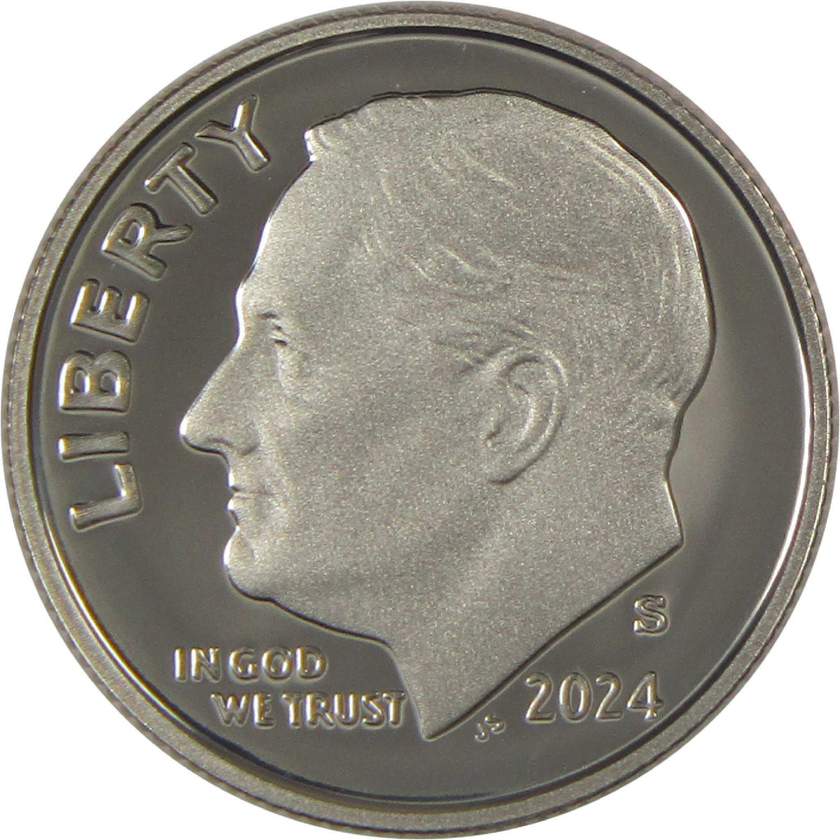 2024 S Roosevelt Dime Clad Proof 10c Coin Collectible