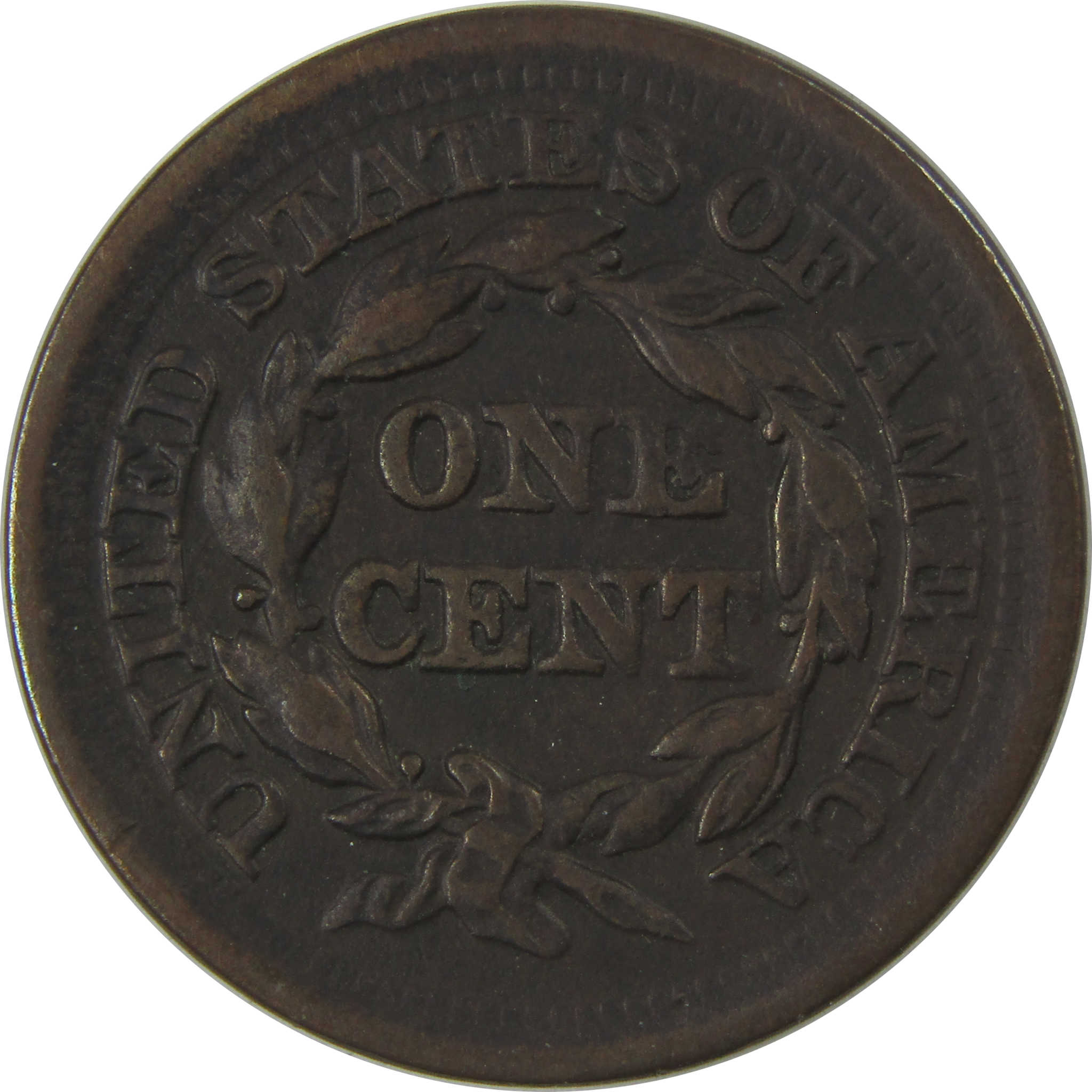 1852 Braided Hair Large Cent VF Very Fine Copper Penny SKU:I23851