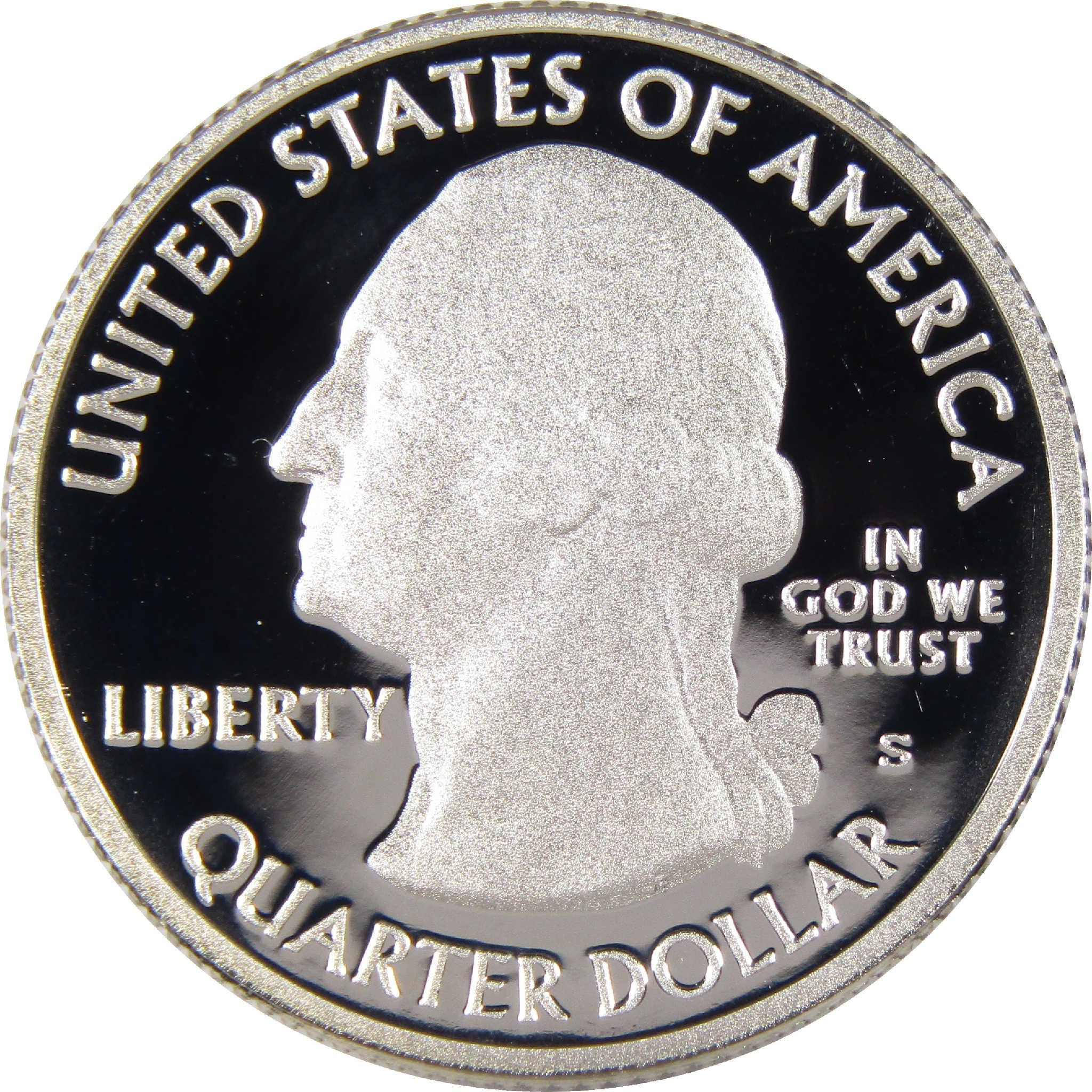 2010 S Hot Springs National Park Quarter Silver Proof 25c Coin