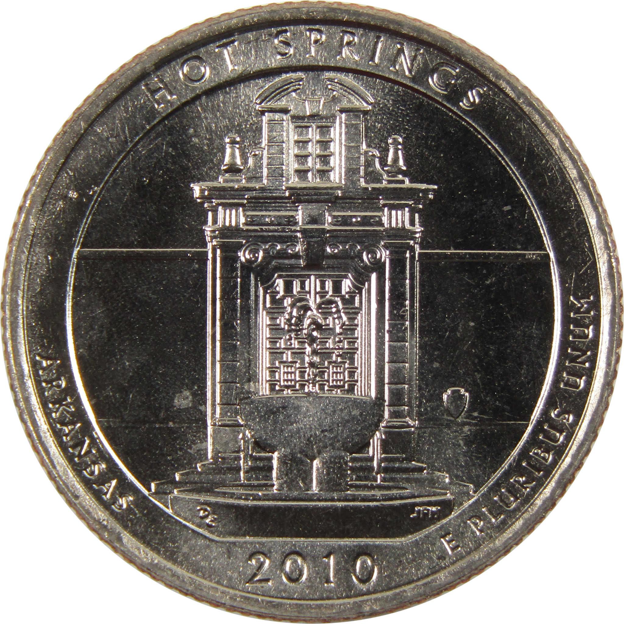 2010 D Hot Springs National Park Quarter BU Uncirculated Clad 25c Coin