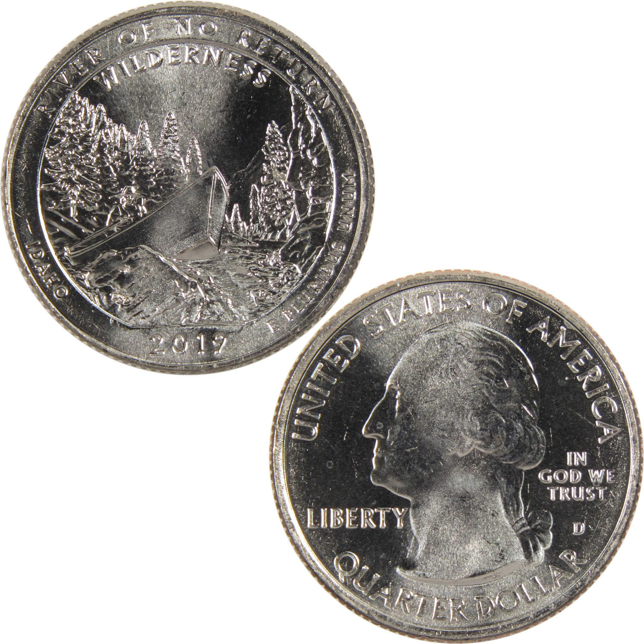 2019 D Frank Church River National Park Quarter BU Uncirculated Clad