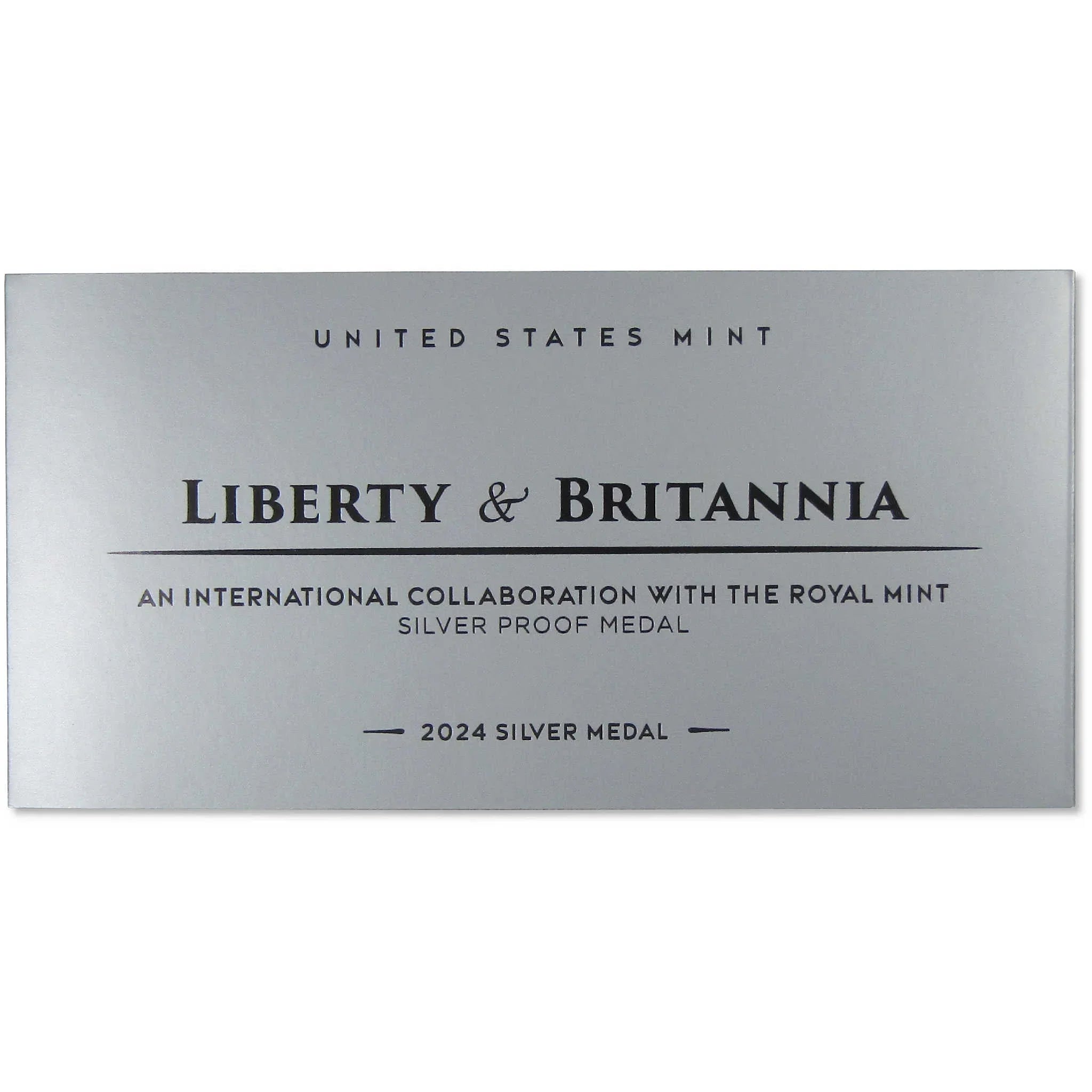 2024 Liberty & Britannia 1 oz .999 Silver Proof Medal OGP COA
