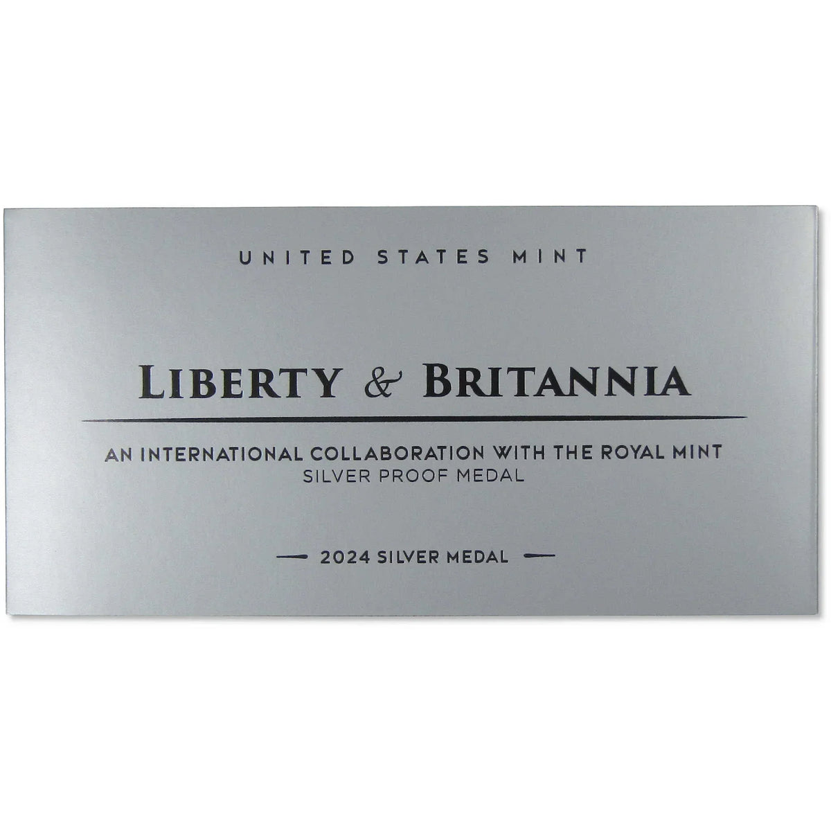 2024 Liberty & Britannia 1 oz .999 Silver Proof Medal OGP COA