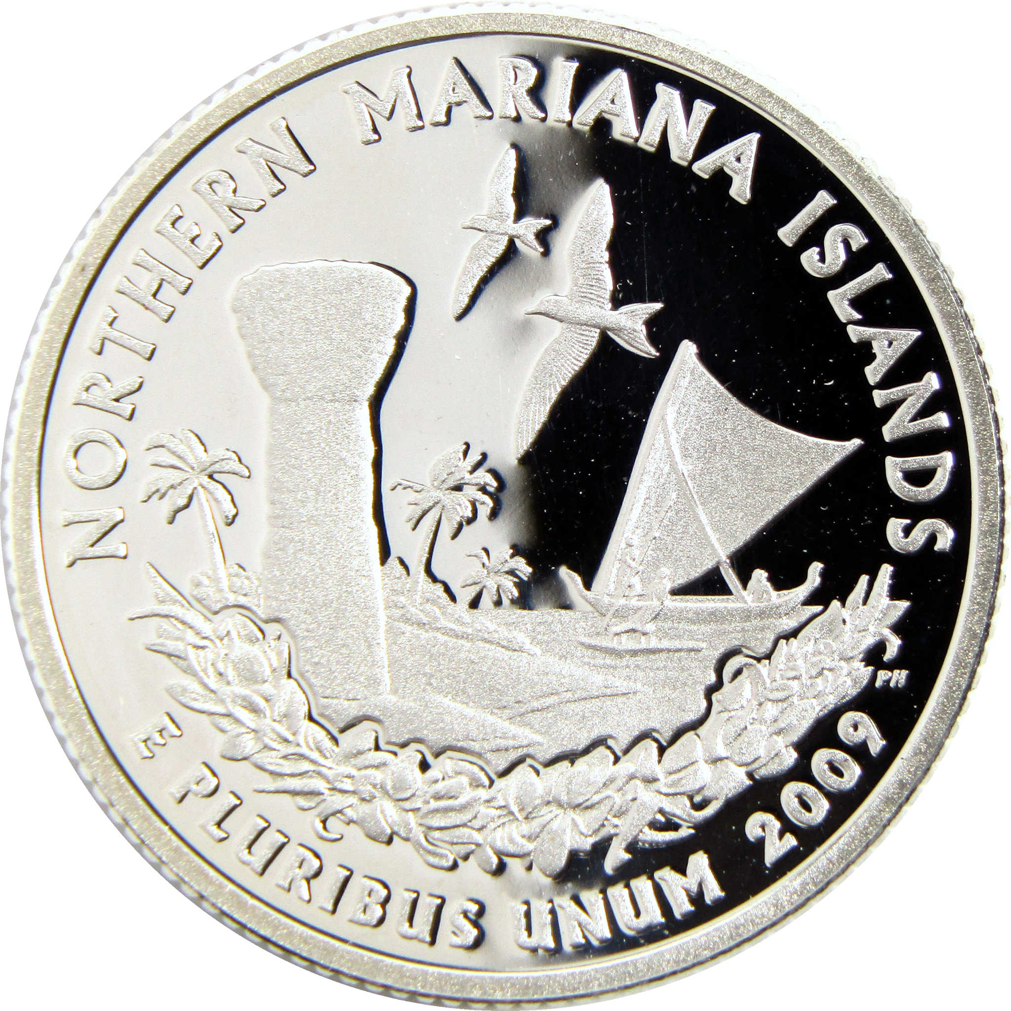 2009 S Northern Mariana Islands Territories Quarter Silver Proof 25c