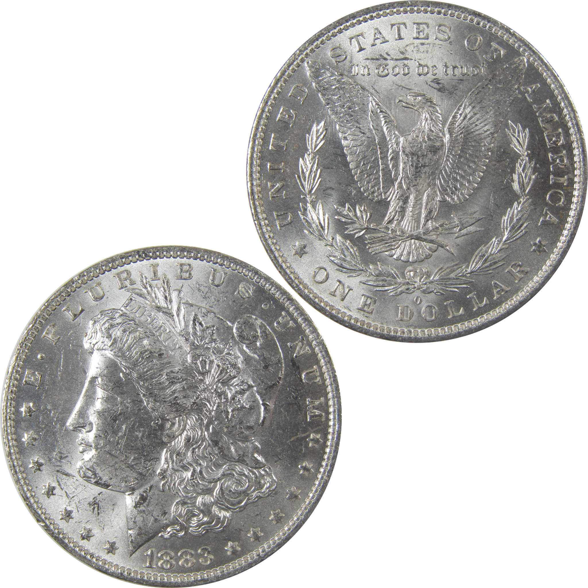 1883 O Morgan Silver Dollar Uncirculated Mint State $1 Coin SKU:I24842 - Morgan coin - Morgan silver dollar - Morgan silver dollar for sale - Profile Coins & Collectibles