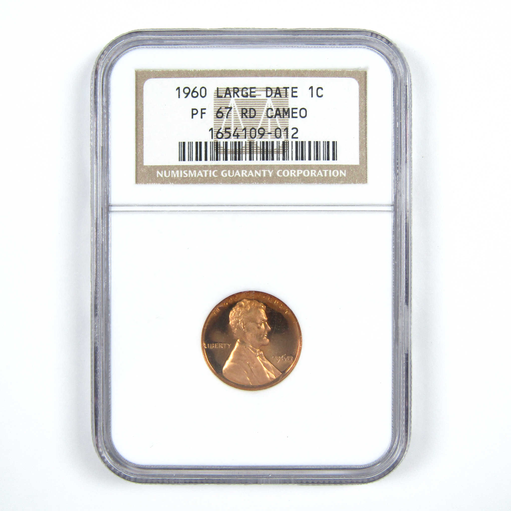 1960 Large Date Lincoln Memorial Cent PF 67 RDC NGC Proof SKU:CPC7364