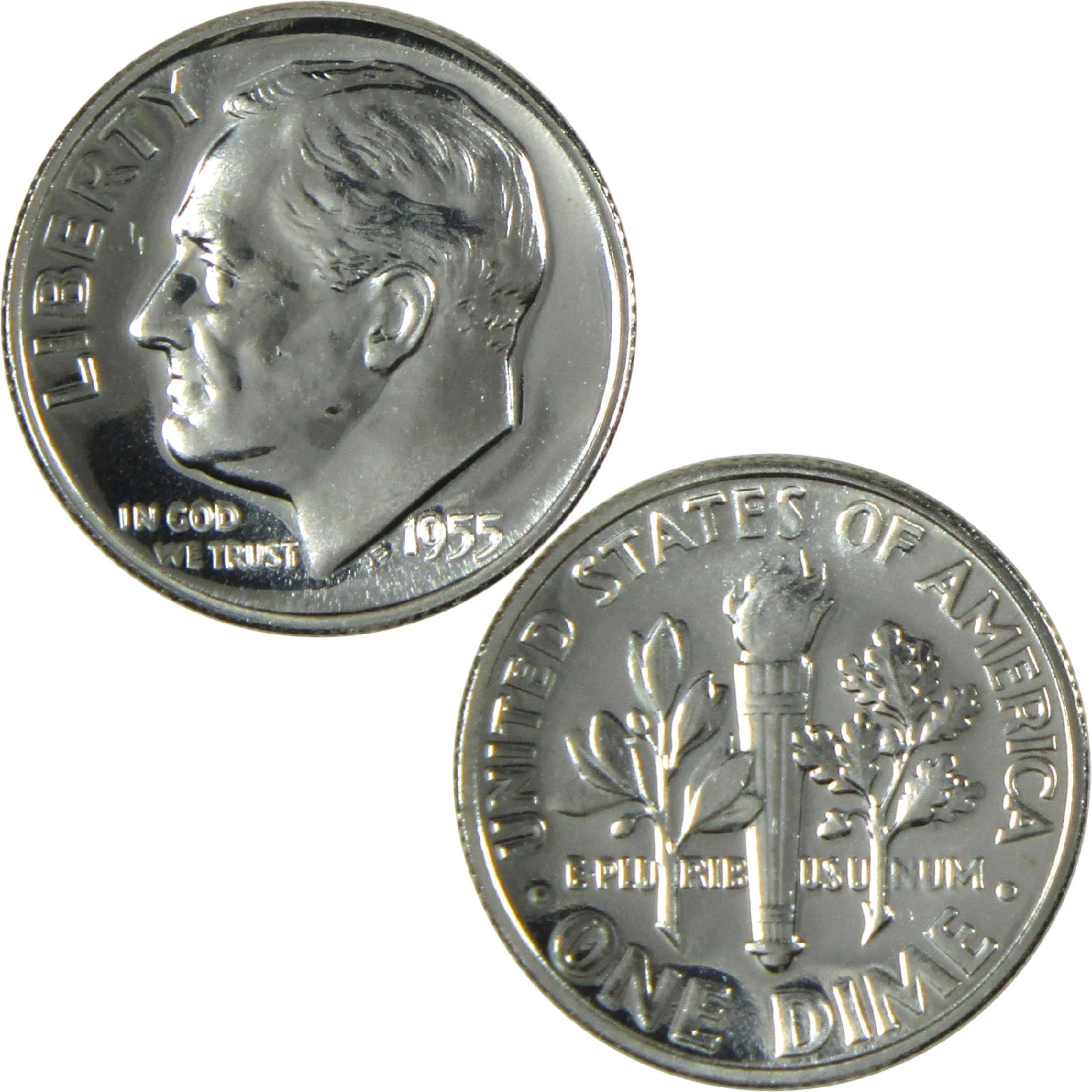 1955 Roosevelt Silver Dime Proof 10c Coin Collectible