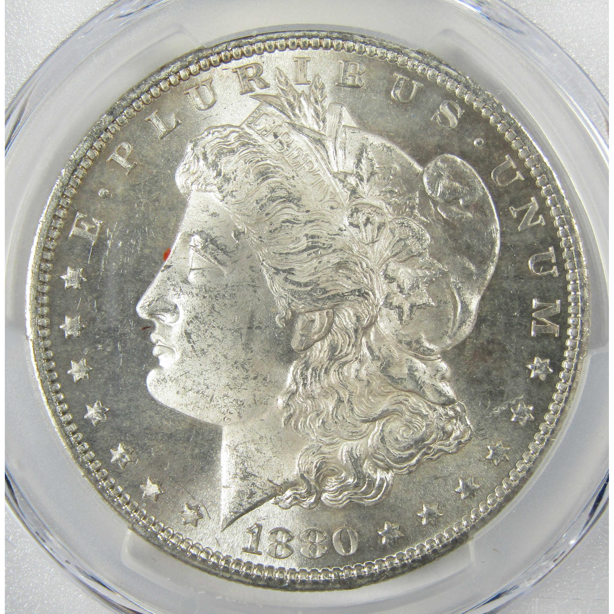 1880 S Morgan Silver Dollar MS 63 PCGS Uncirculated $1 Coin SKU:I27829 - Morgan coin - Morgan silver dollar - Morgan silver dollar for sale - Profile Coins & Collectibles