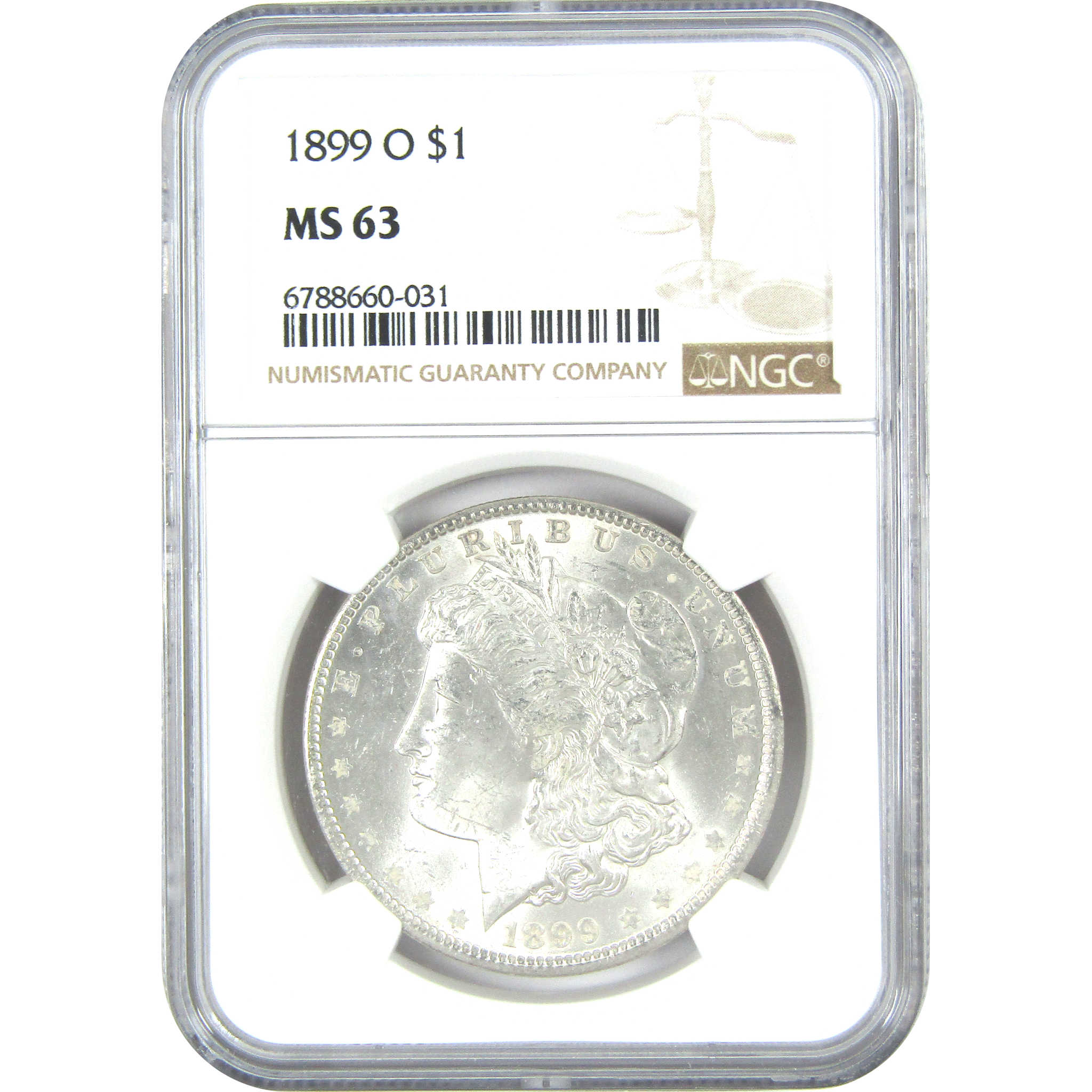 1899 O Morgan Dollar MS 63 NGC Silver $1 Uncirculated Coin SKU:I16454 - Morgan coin - Morgan silver dollar - Morgan silver dollar for sale - Profile Coins & Collectibles