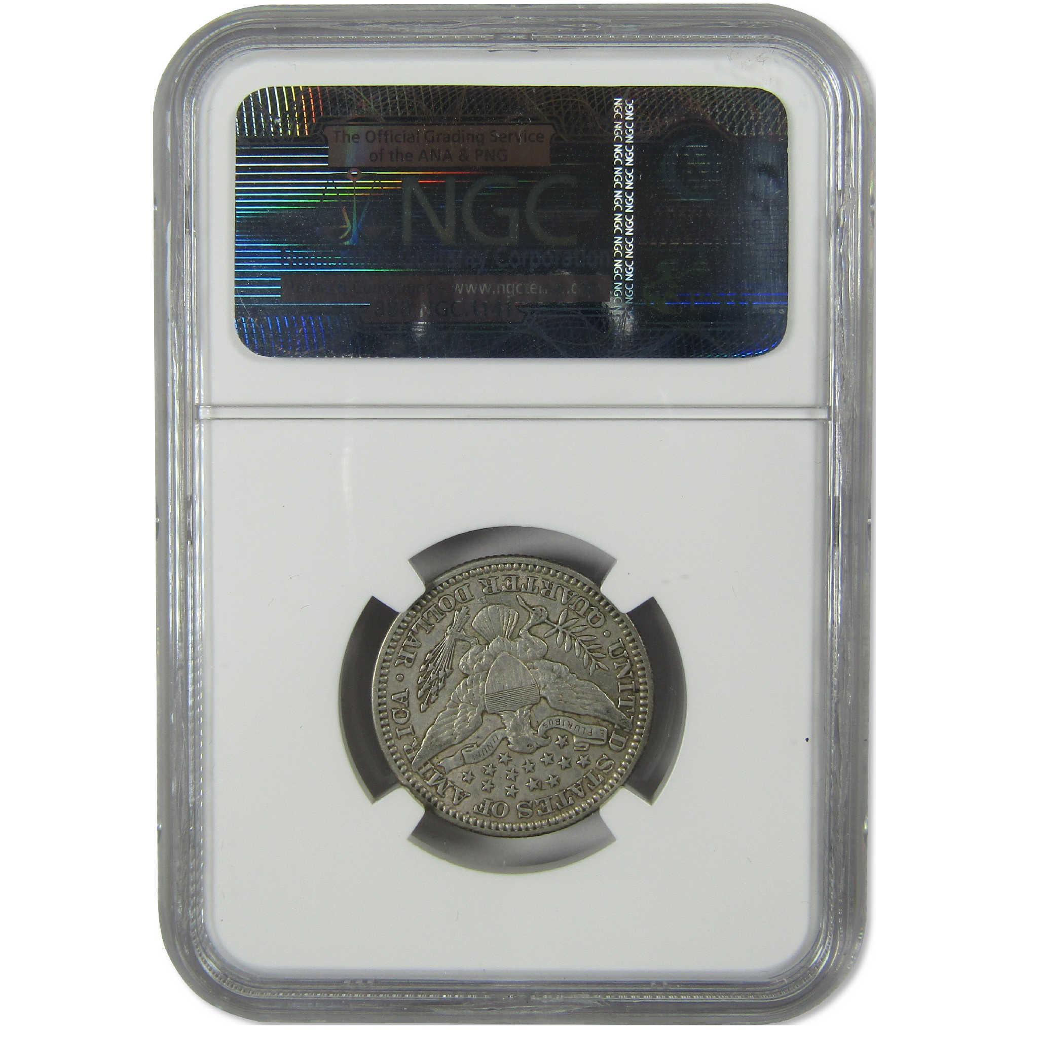 1911 D Barber Silver Quarter VF 35 NGC 25c Coin Collectible