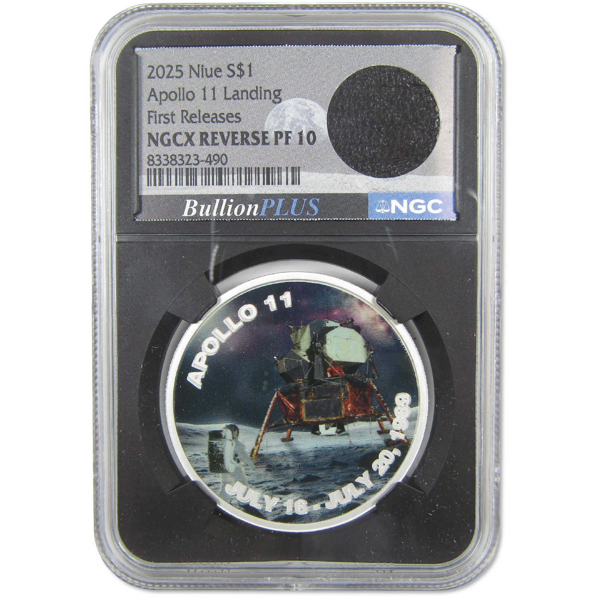 Apollo 11 Landing NGCX Rev Proof 10 with Armstrong's Jacket SKU:OPC216