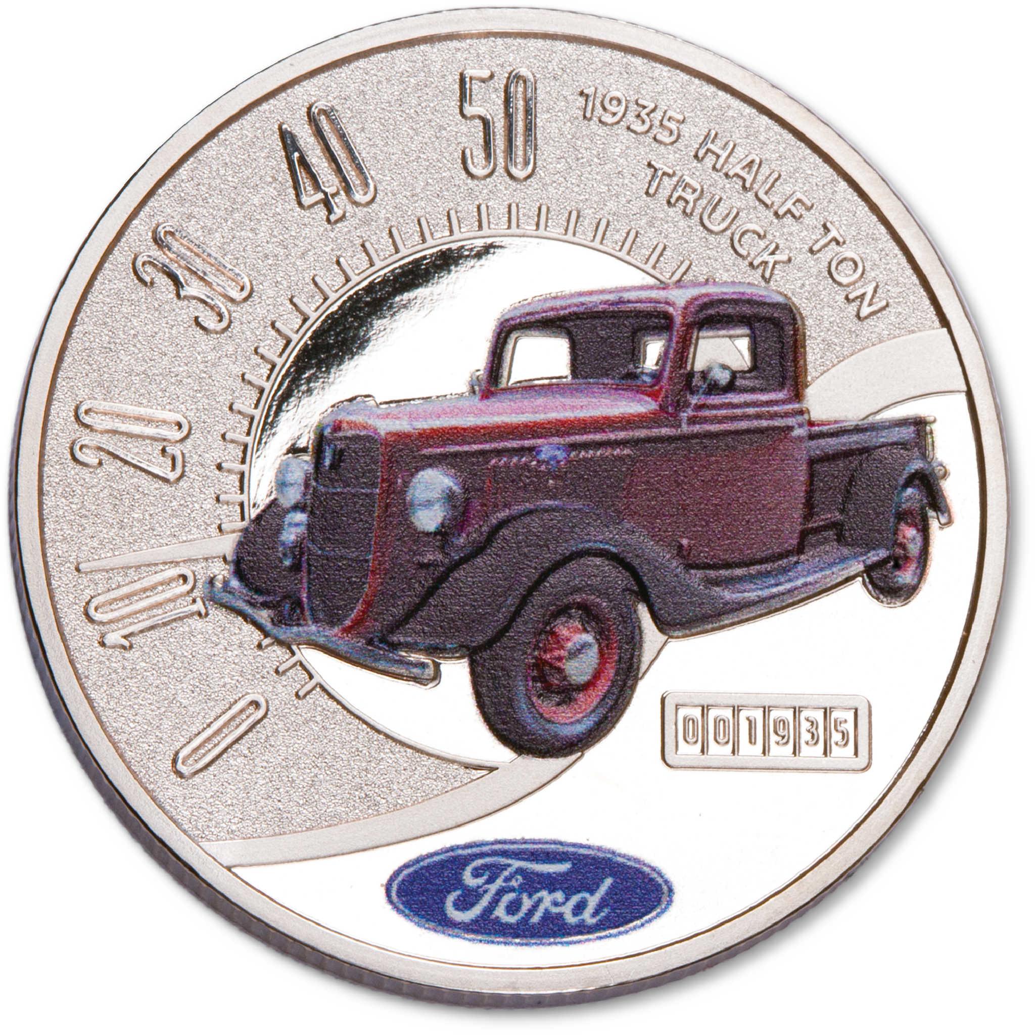 2025 Liberia Ford Truck Series 1935 Half Ton Proof-Like $1 Coin