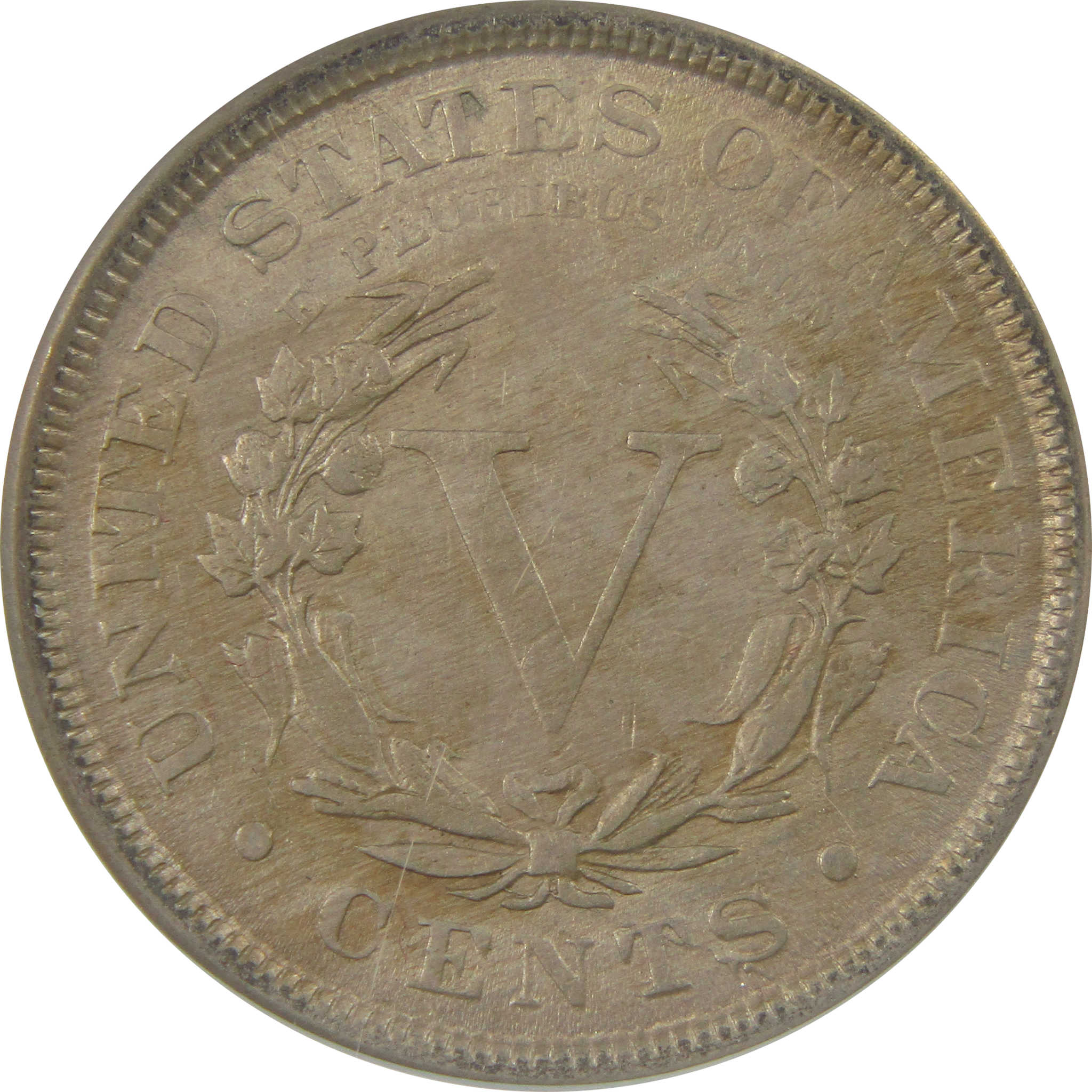 1889 Liberty Head V Nickel EF 40 Details ANACS 5c Coin SKU:I22315