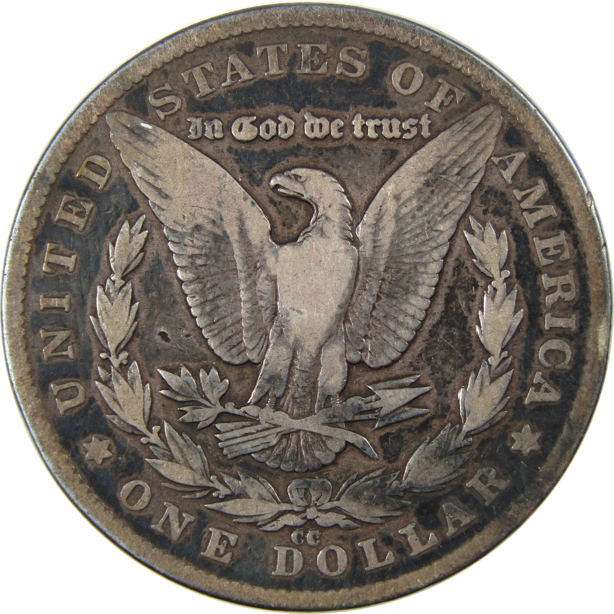 1879 CC Capped Die Morgan Dollar Very Good / Fine Silver SKU:I23907 - Morgan coin - Morgan silver dollar - Morgan silver dollar for sale - Profile Coins & Collectibles