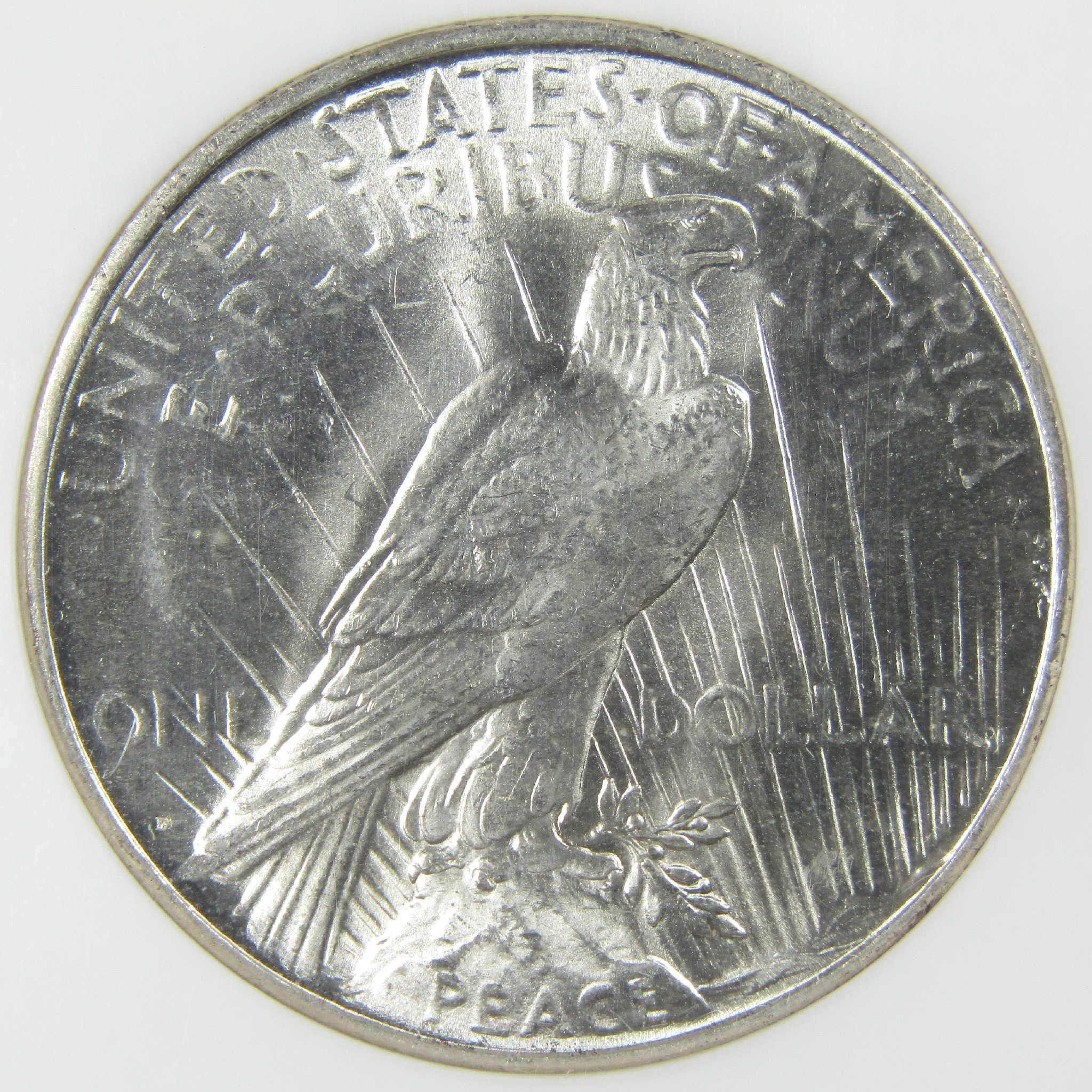 1927 D Peace Silver Dollar MS 62 NGC Uncirculated $1 Coin Collectible