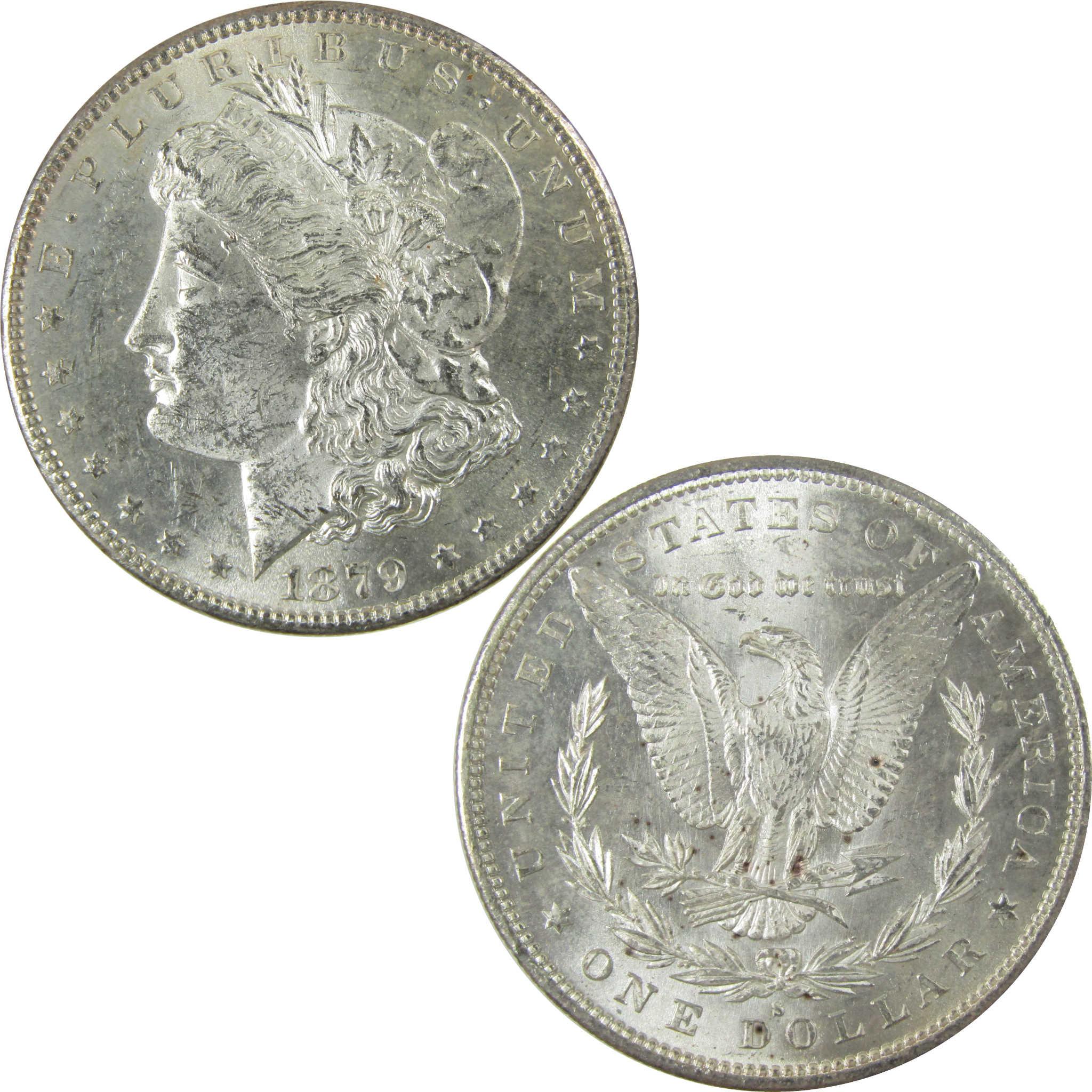 1879 S Rev 79 Morgan Silver Dollar Uncirculated Mint State SKU:I27754 - Morgan coin - Morgan silver dollar - Morgan silver dollar for sale - Profile Coins & Collectibles