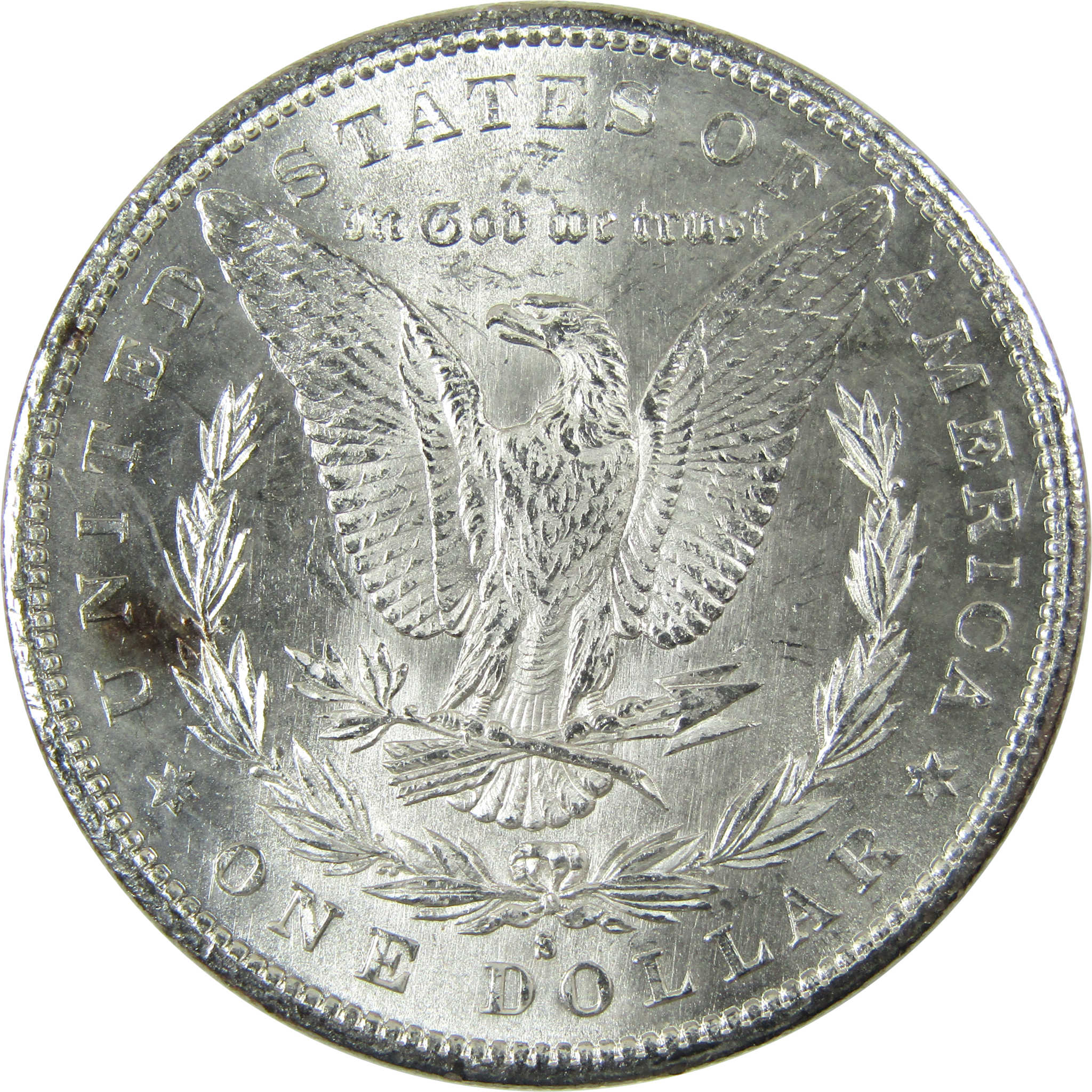 1879 S Rev 79 Morgan Silver Dollar Uncirculated Mint State SKU:I27084