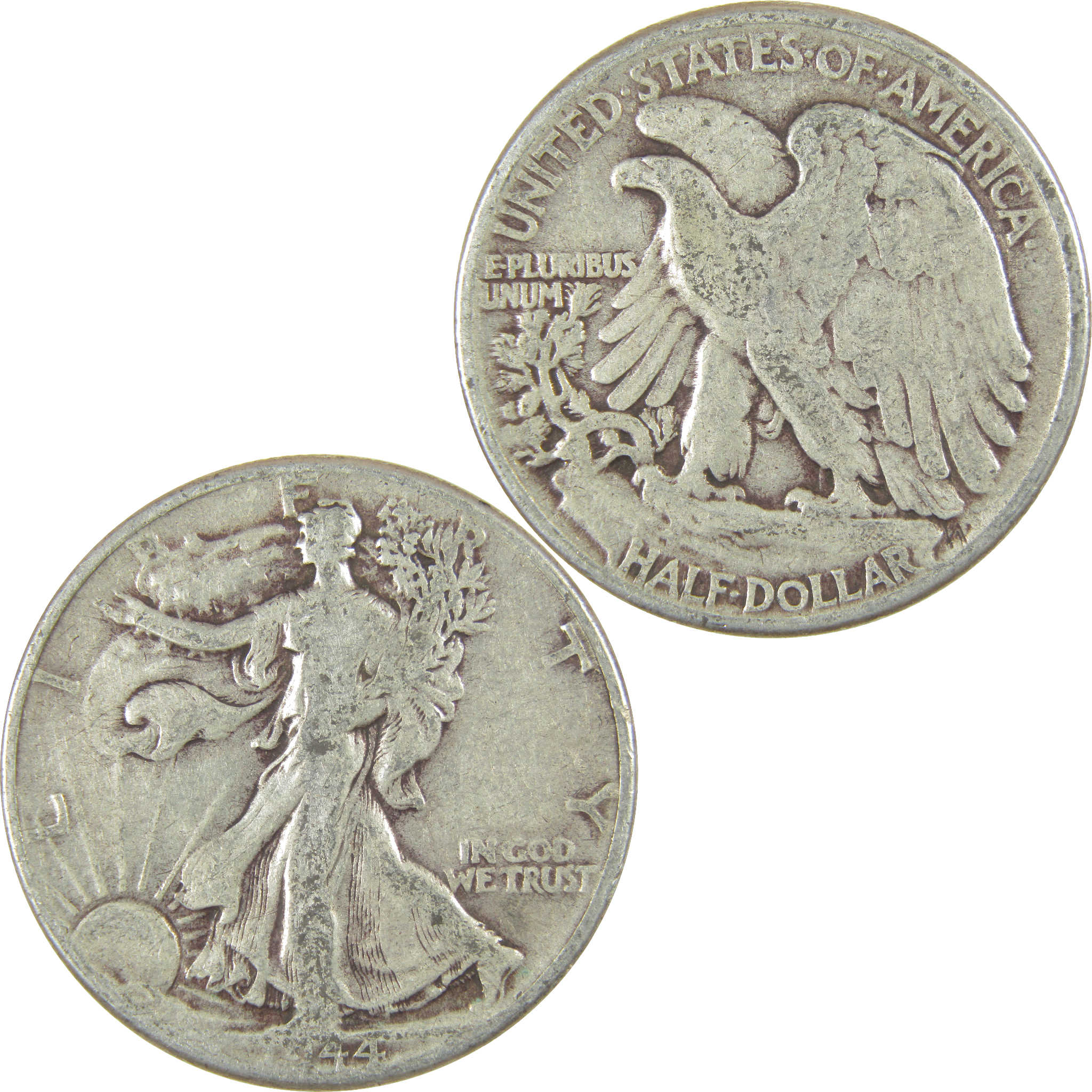 1944 Liberty Walking Half Dollar G Good Silver 50c Coin