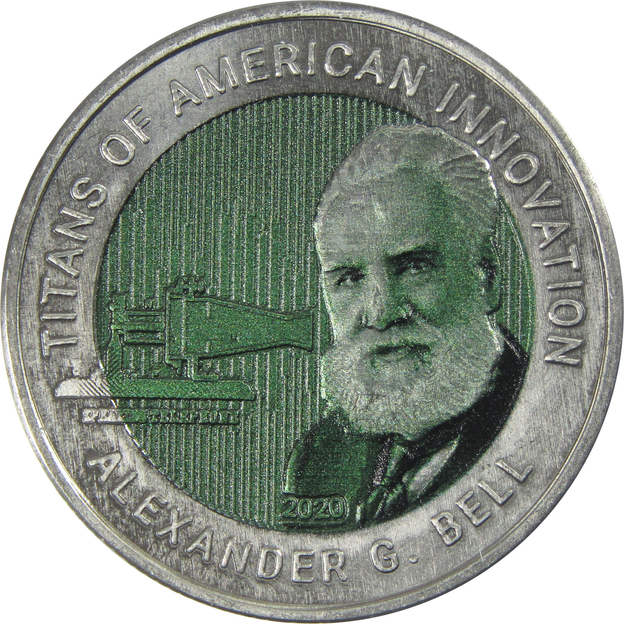 Titans of American Innovation Alexander G. Bell Titanium 2 Cedis 2020