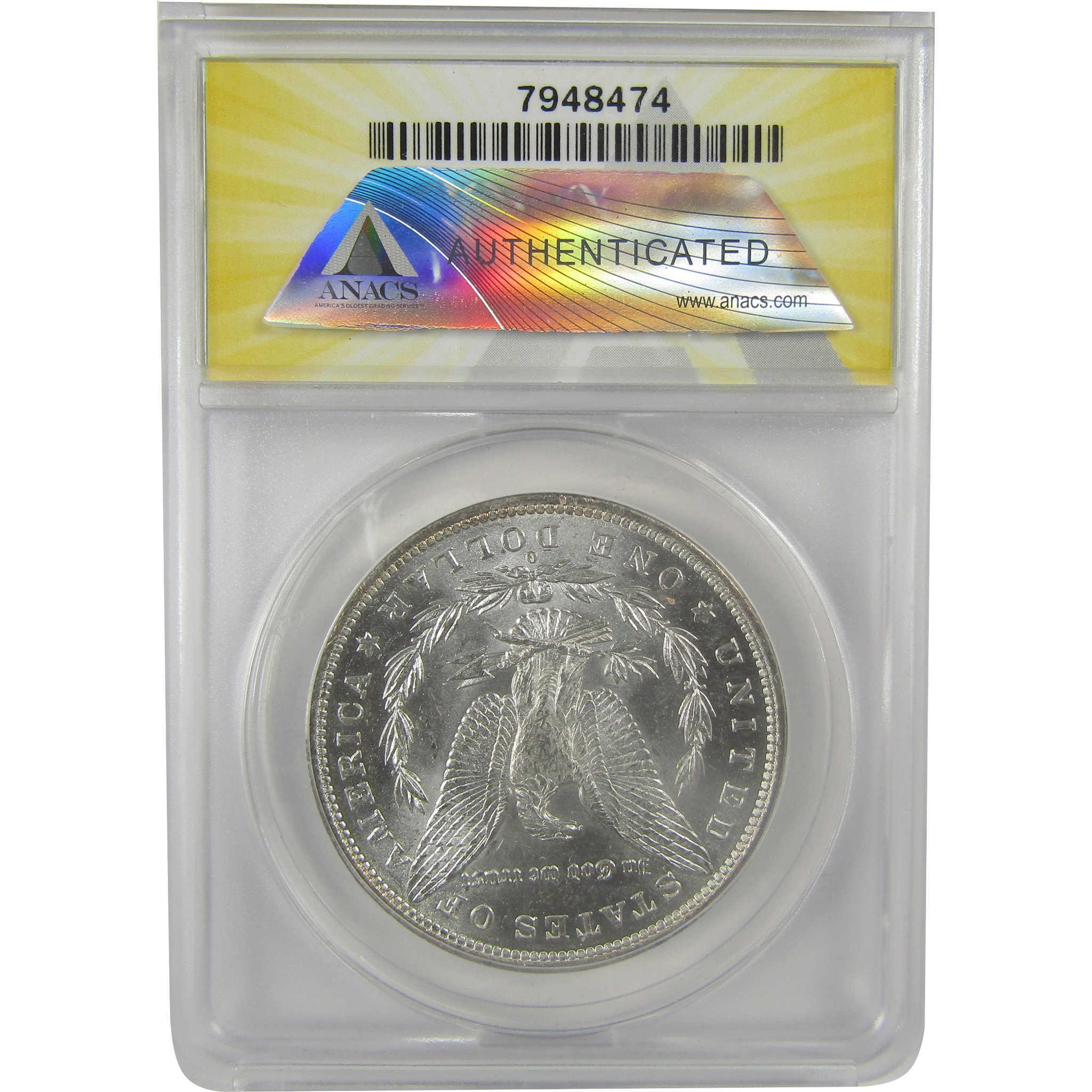 1882 O/S VAM-4 Recessed Top 100 Morgan Dollar MS 62 ANACS SKU:I21954 - Morgan coin - Morgan silver dollar - Morgan silver dollar for sale - Profile Coins & Collectibles