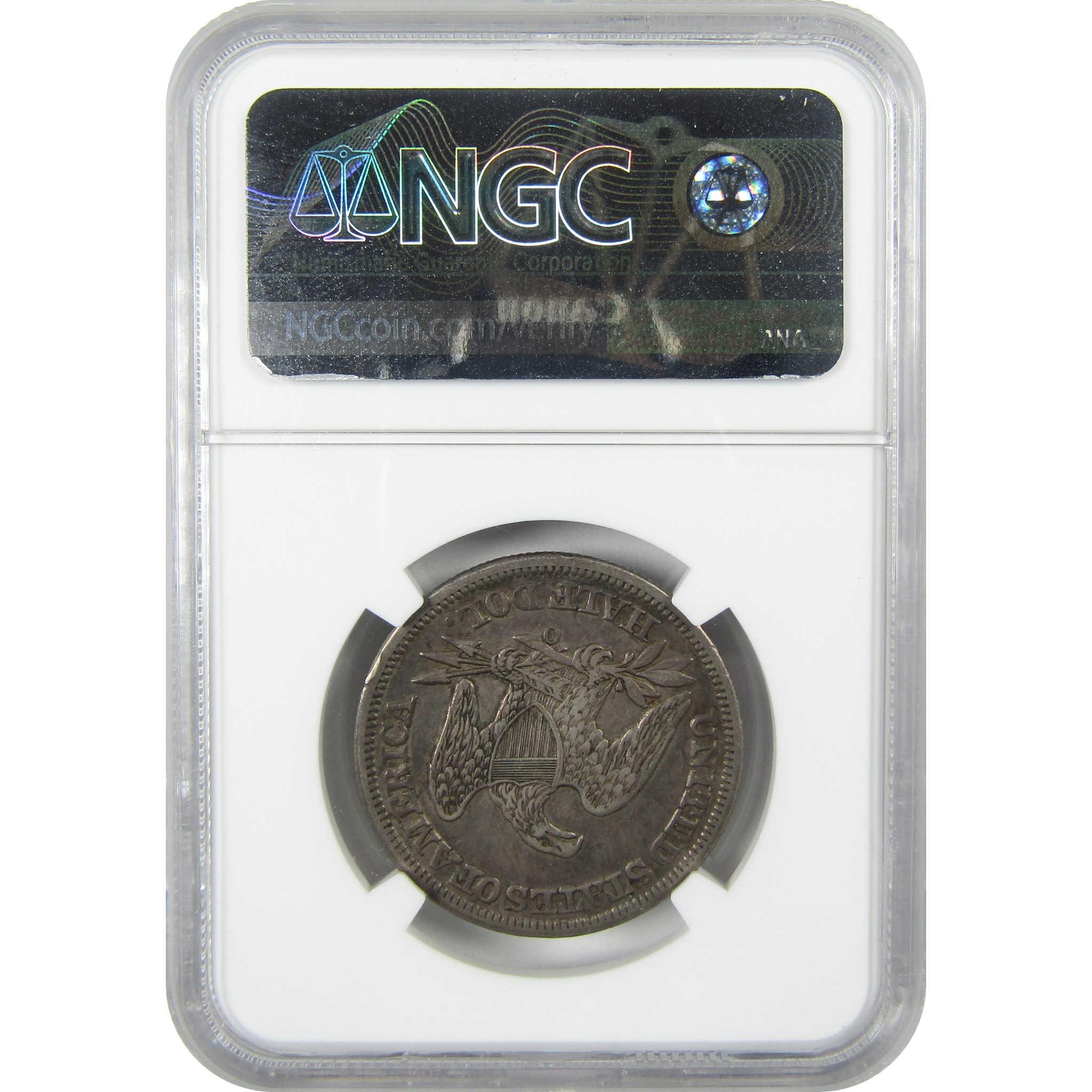 1849 O Seated Liberty Silver Half Dollar XF 40 NGC 50c Coin SKU:I25083