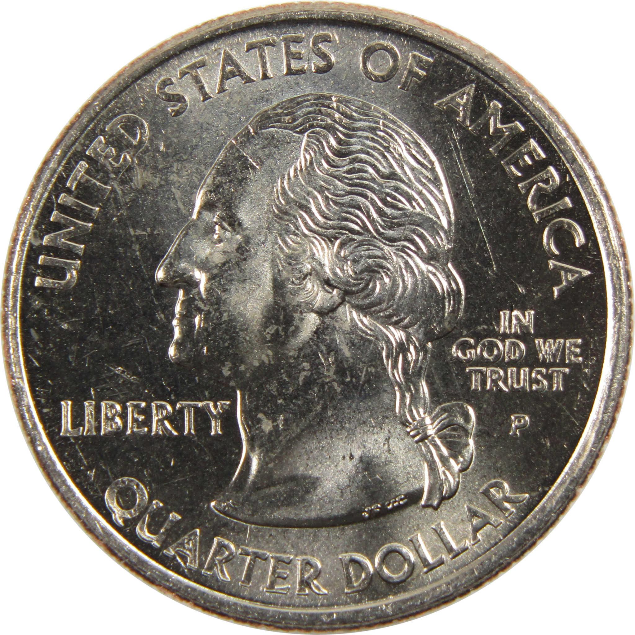 2002 P Tennessee State Quarter BU Uncirculated Clad 25c Coin