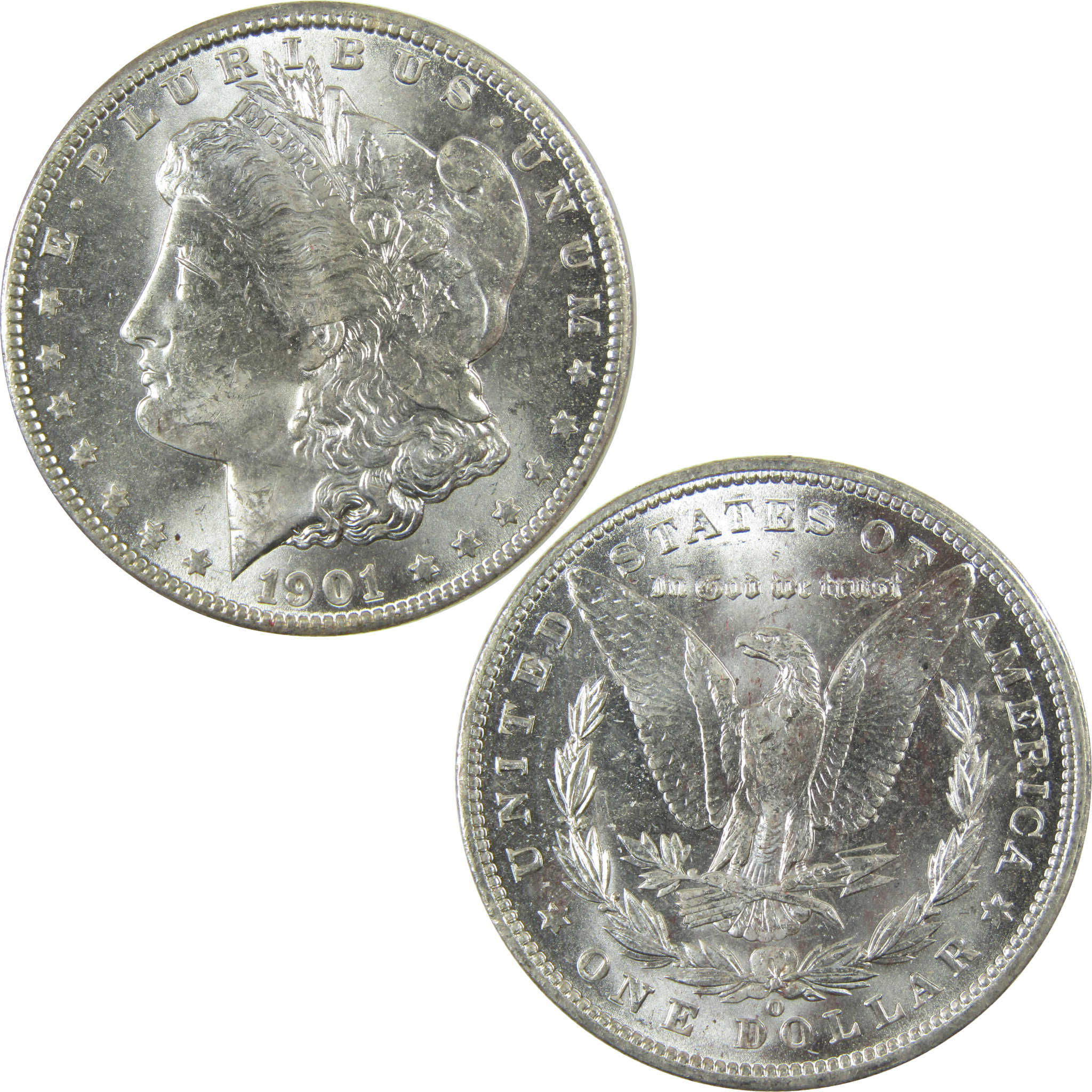 1901 O Morgan Silver Dollar Uncirculated Mint State $1 Coin SKU:I27799