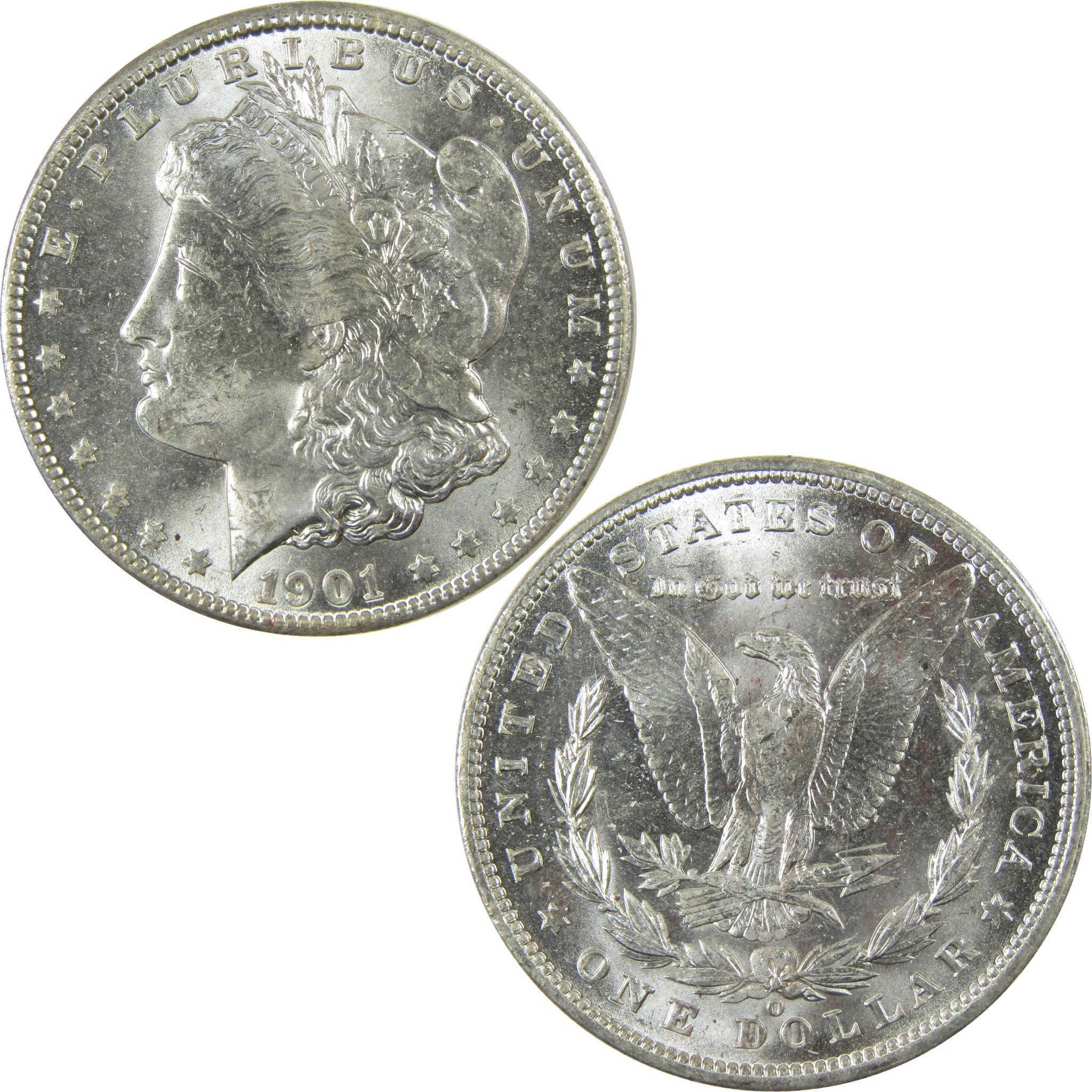 1901 O Morgan Silver Dollar Uncirculated Mint State $1 Coin SKU:I27799 - Morgan coin - Morgan silver dollar - Morgan silver dollar for sale - Profile Coins & Collectibles