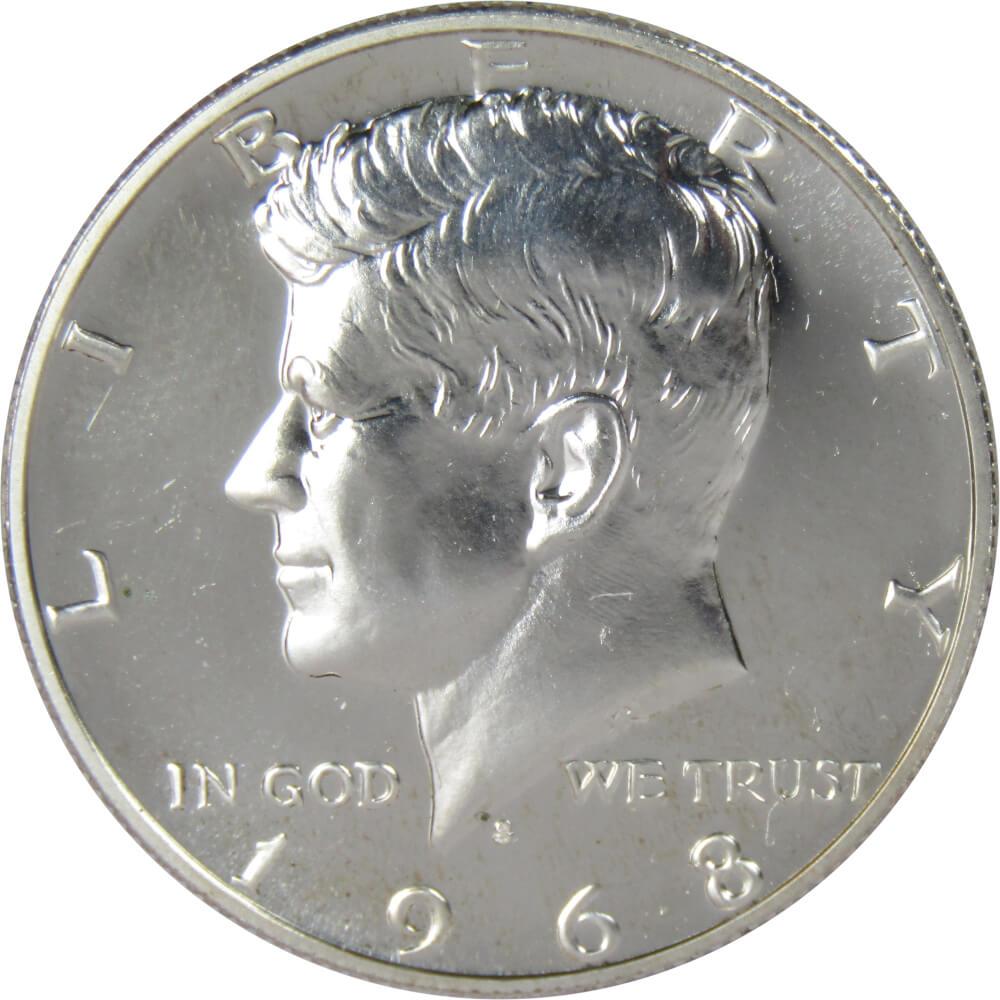 1968 S Kennedy Silver Half Dollar Proof 50c Coin Collectible