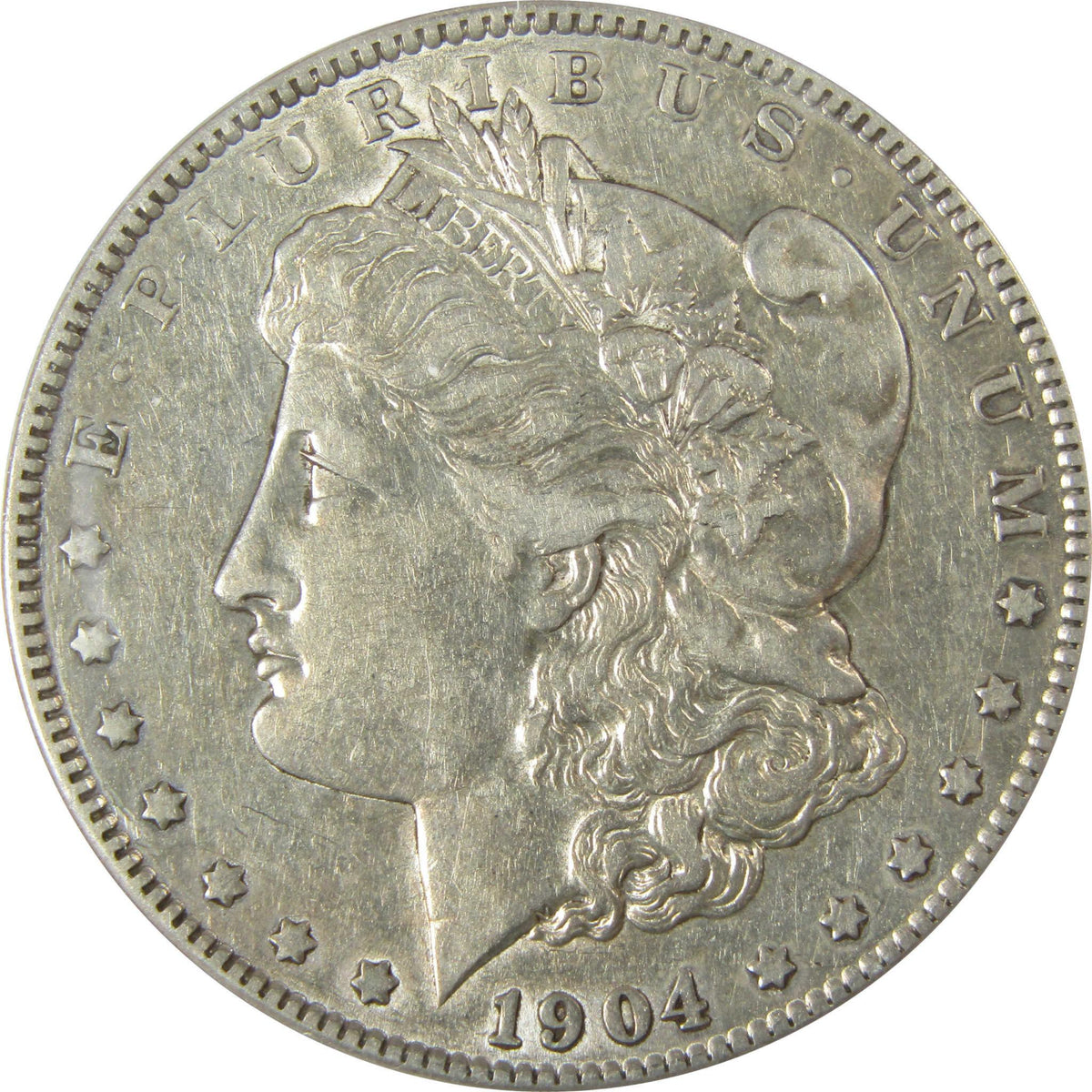 1904 S Morgan Silver Dollar EF 40 Details ANACS $1 CoinSKU:CP865 - Morgan coin - Morgan silver dollar - Morgan silver dollar for sale - Profile Coins & Collectibles