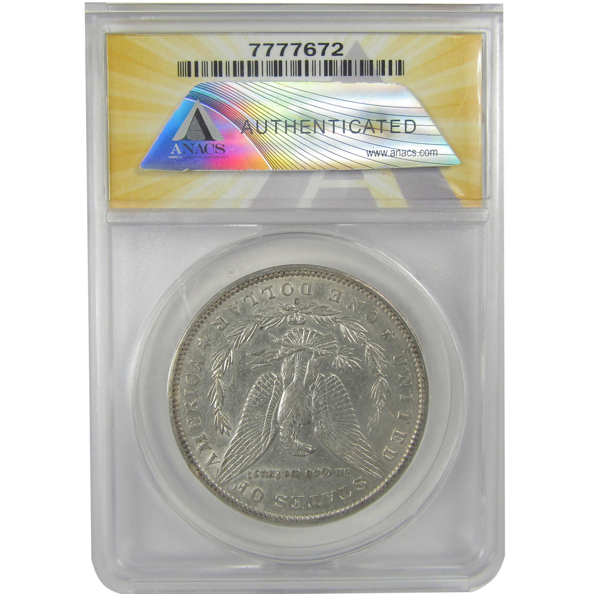 1896 O Morgan Dollar AU 50 Details ANACS Silver $1 Coin SKU:I21783 - Morgan coin - Morgan silver dollar - Morgan silver dollar for sale - Profile Coins & Collectibles