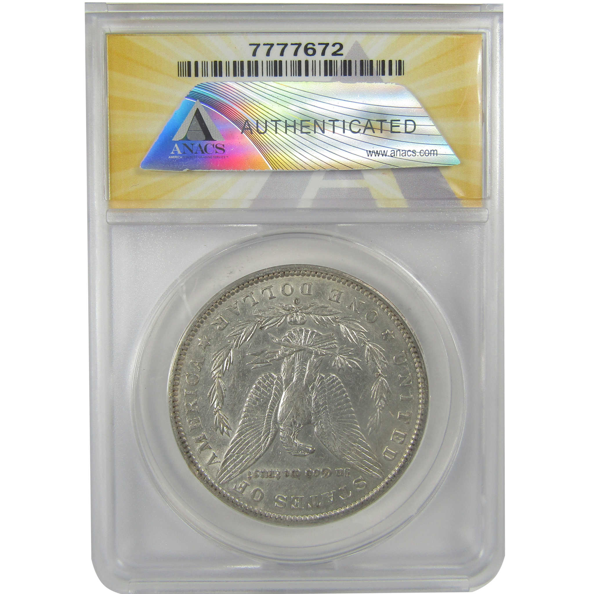 1896 O Morgan Dollar AU 50 Details ANACS Silver $1 Coin SKU:I21783 - Morgan coin - Morgan silver dollar - Morgan silver dollar for sale - Profile Coins & Collectibles