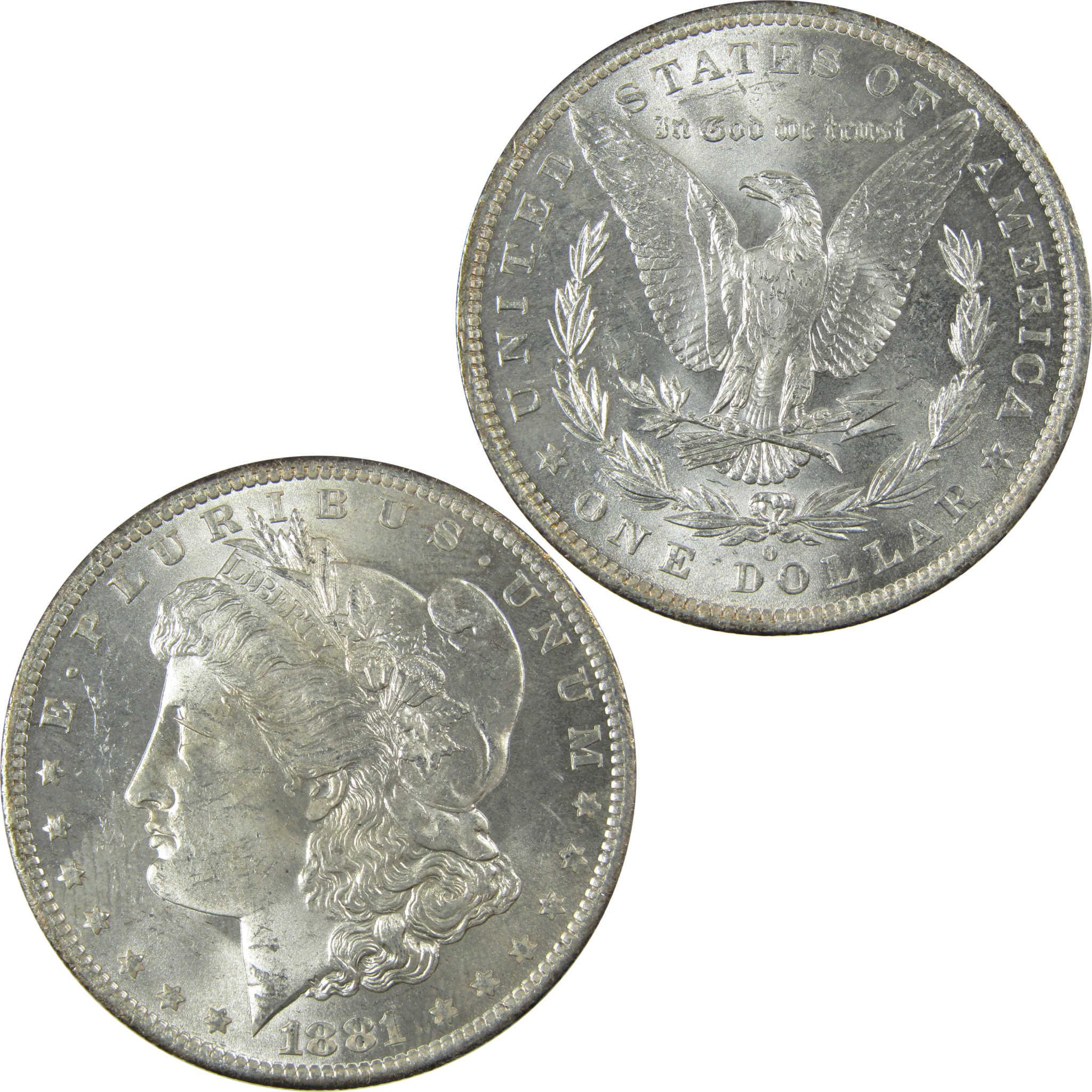 1881 O Morgan Silver Dollar Uncirculated Mint State $1 Coin SKU:CP659 - Morgan coin - Morgan silver dollar - Morgan silver dollar for sale - Profile Coins & Collectibles