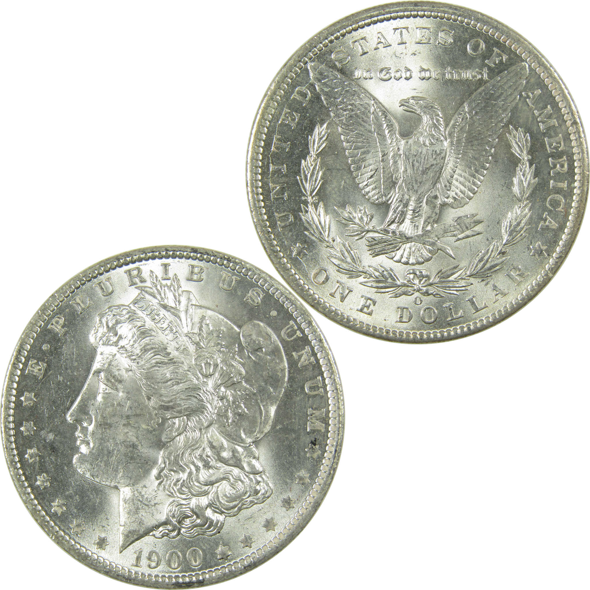 1900 O Morgan Silver Dollar Uncirculated Mint State $1 Coin SKU:I27789