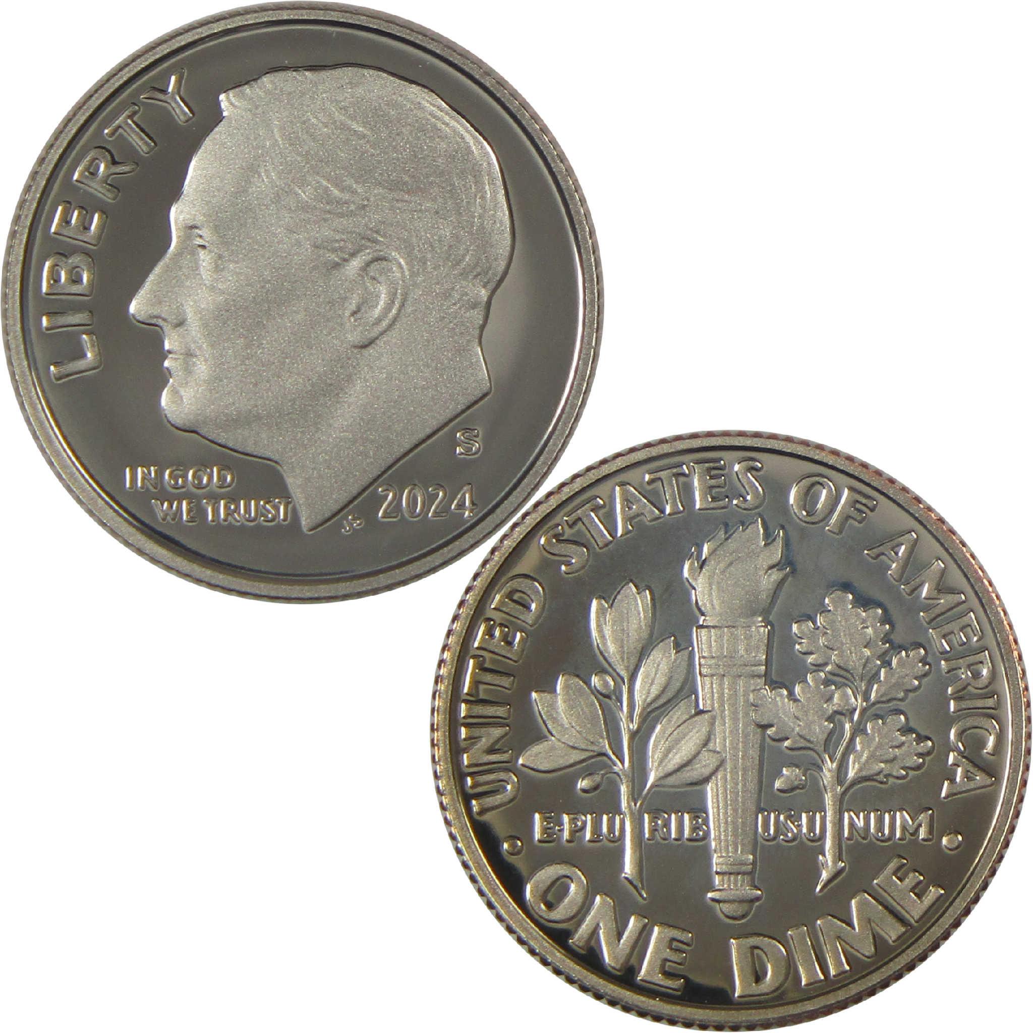 2024 S Roosevelt Dime Choice Proof Clad 10c Coin