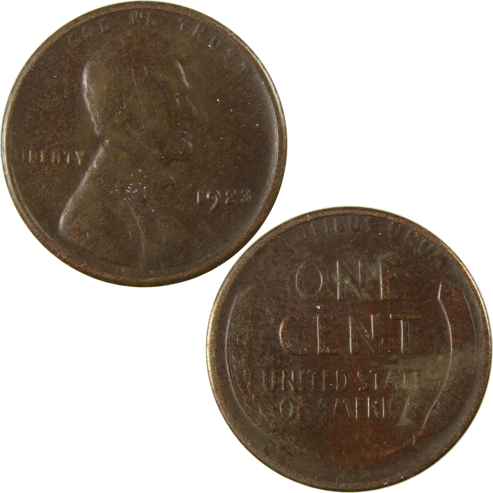 1923 S Lincoln Wheat Cent VG Very Good Penny 1c Coin SKU:I26457